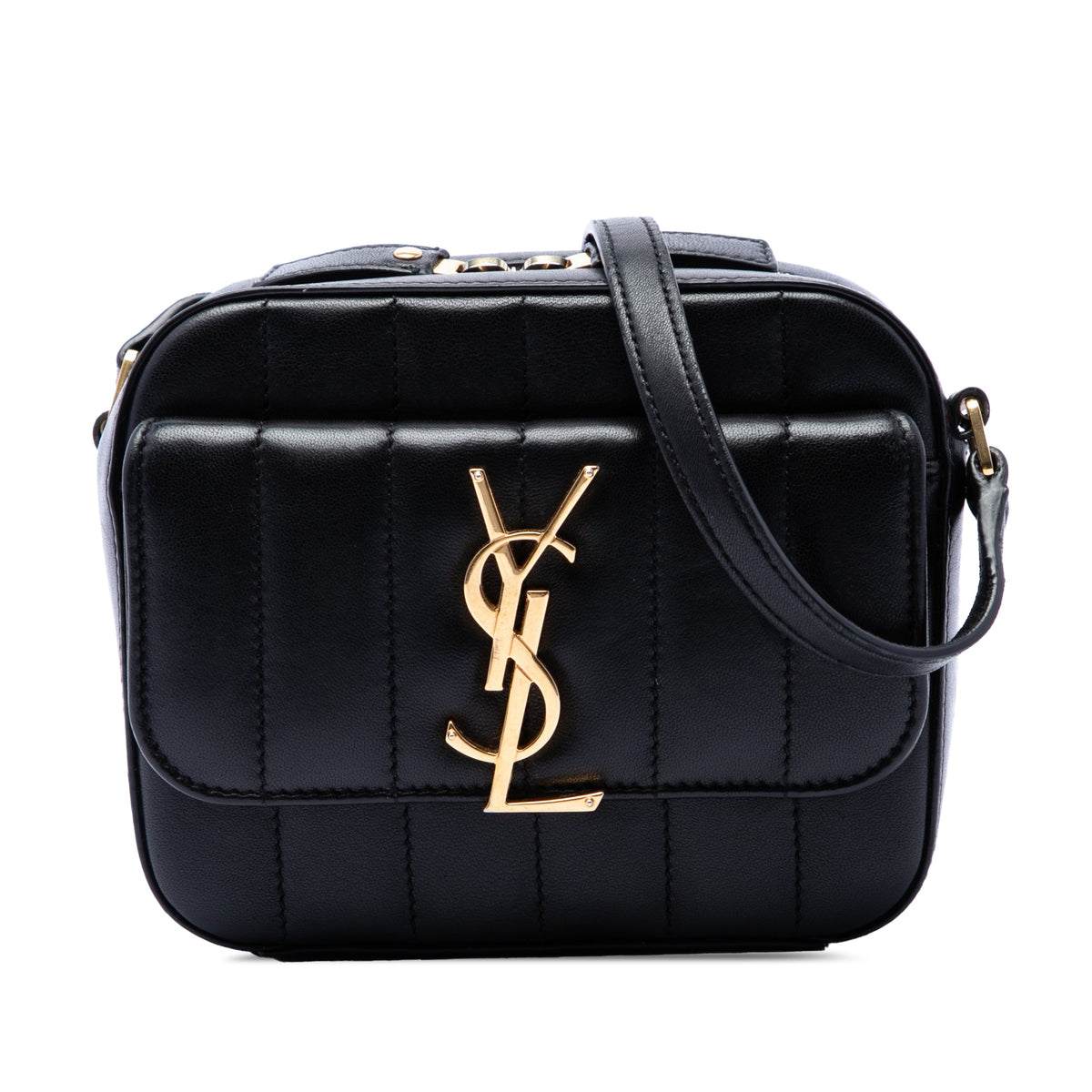 Saint Laurent Toy Quilted Lambskin Vicky Camera Bag
