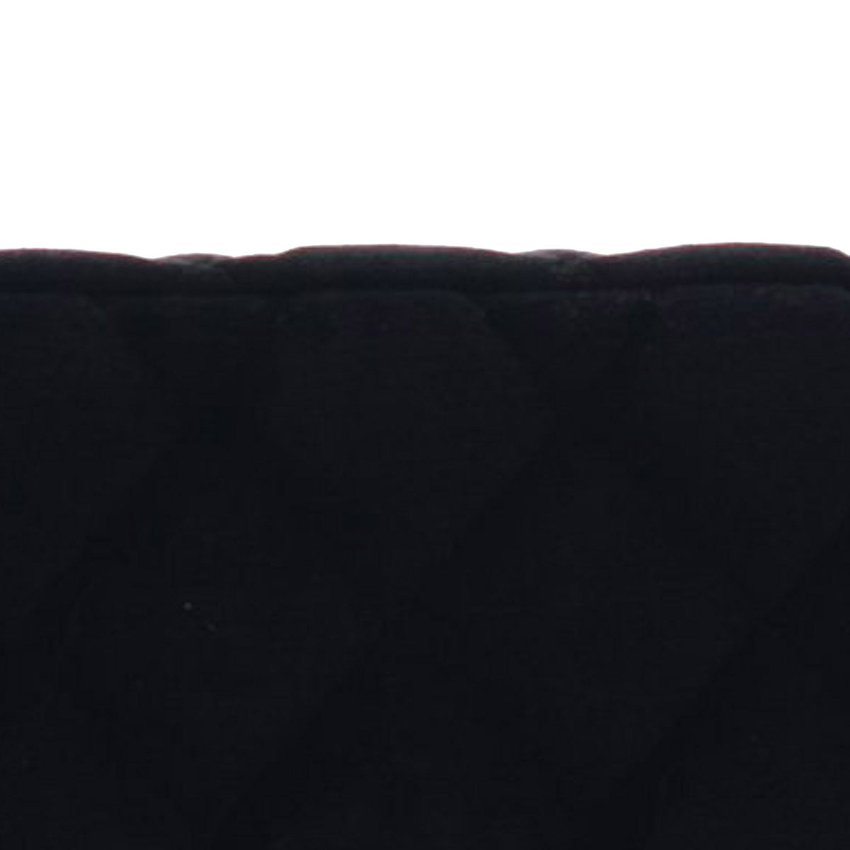 Chanel Quilted Velvet Coco Clutch With Chain — Black