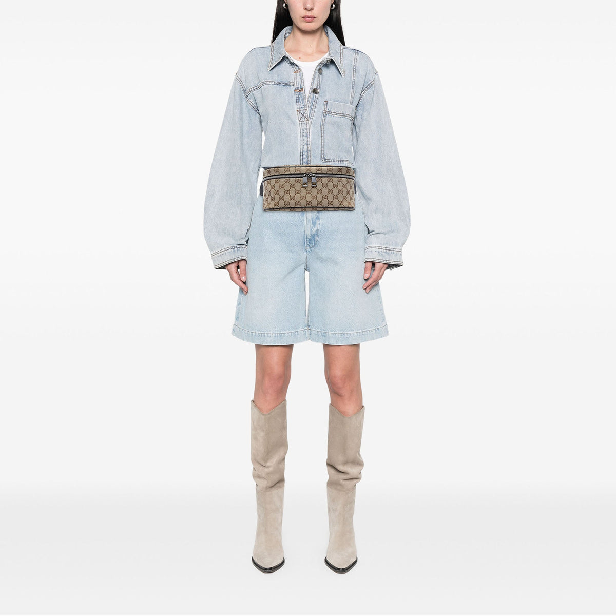Gucci GG Canvas Waist Pouch