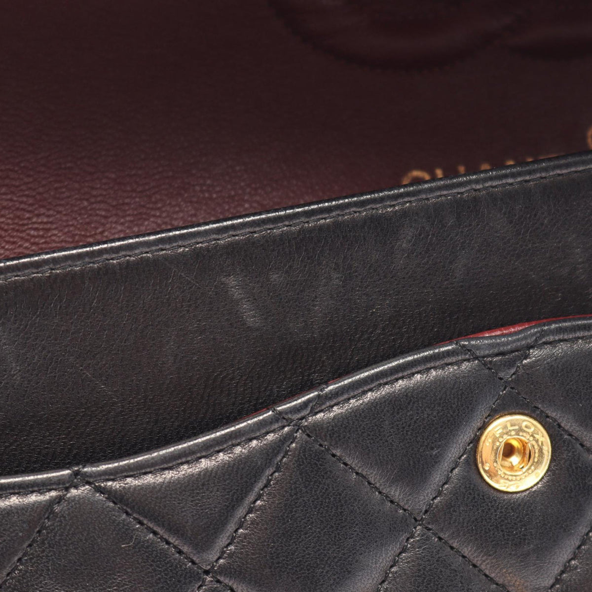Chanel Medium Classic Lambskin Double Flap — Black