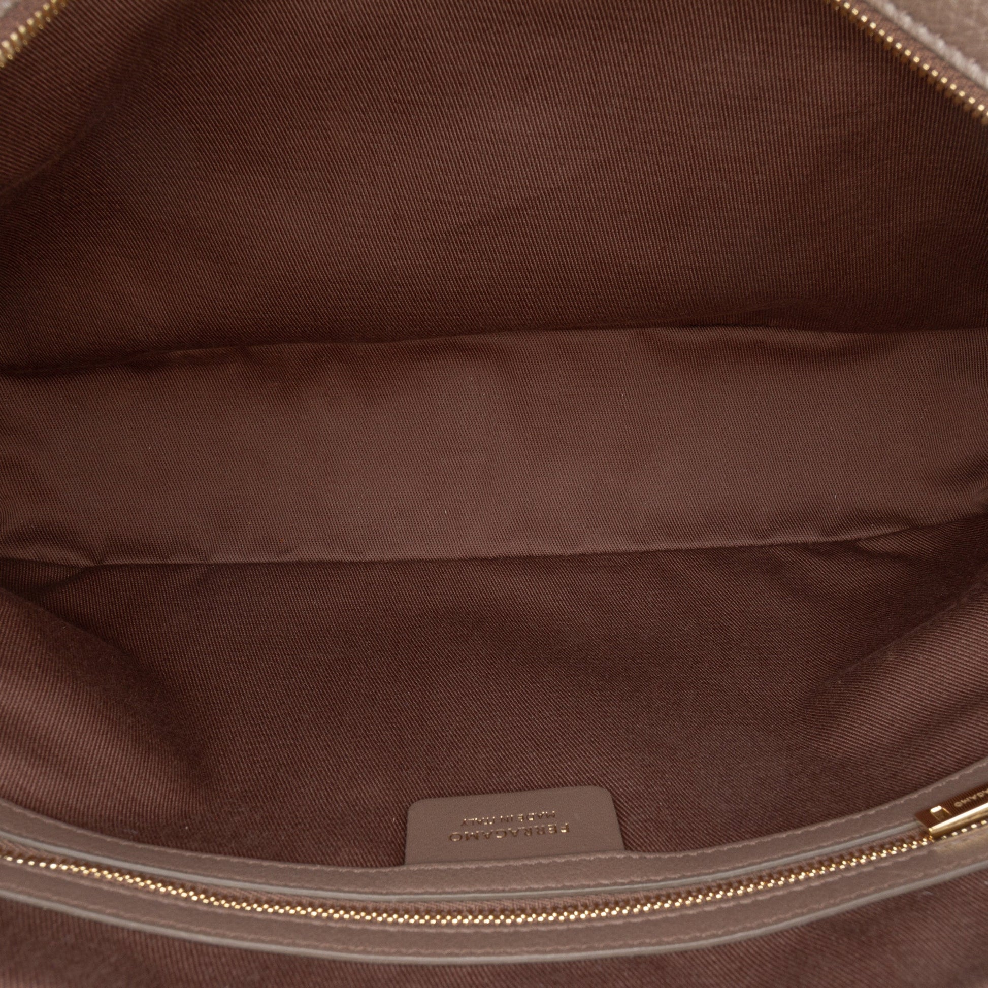 Ferragamo Leather Stella Triple Zip Satchel