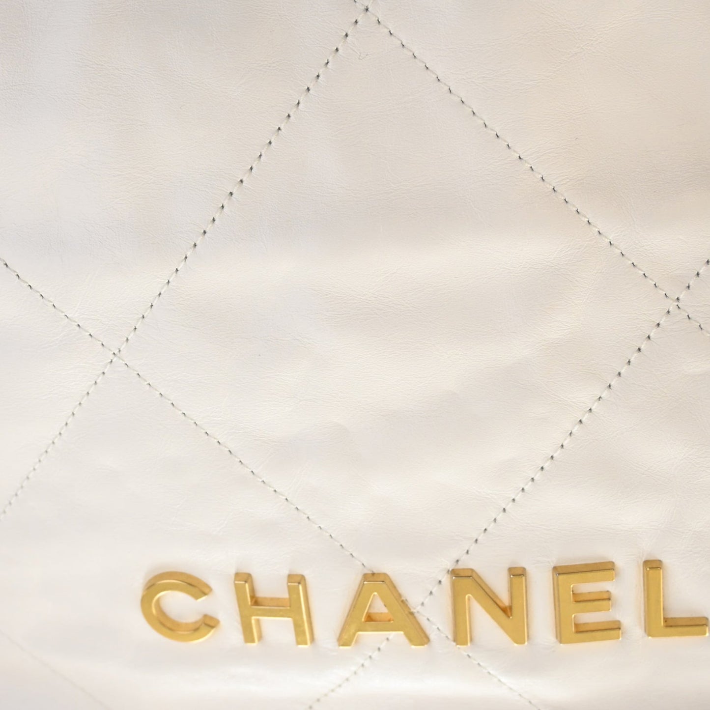 Chanel Small Quilted Shiny Calfskin 22 Handbag