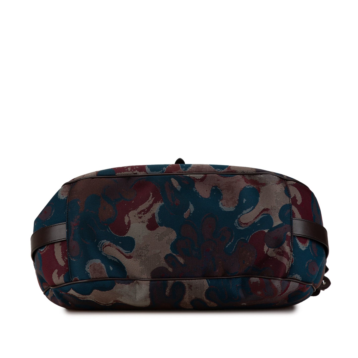 Dior Peter Doig Denim Camouflage Soft Saddle Bag