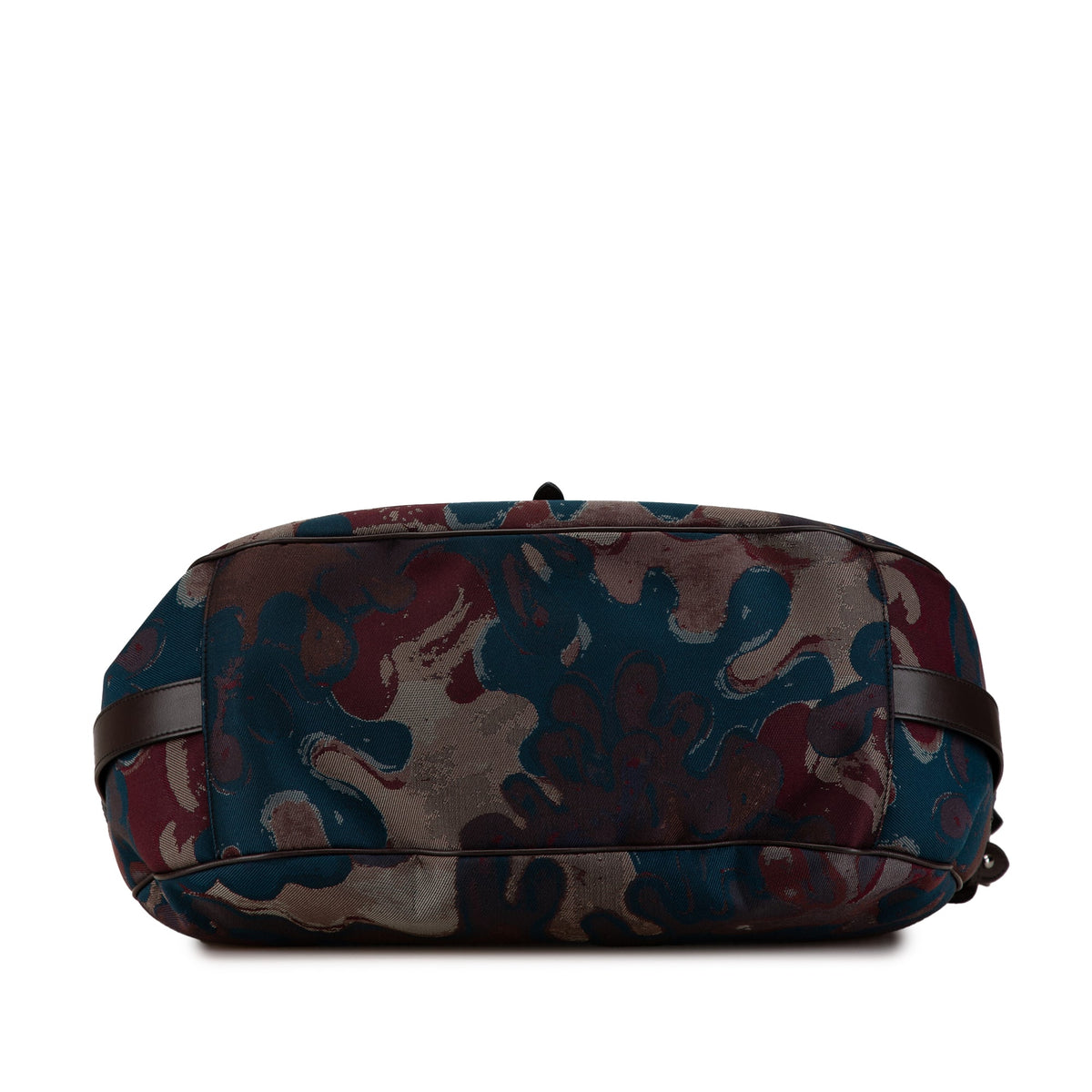 Dior Peter Doig Denim Camouflage Soft Saddle Bag