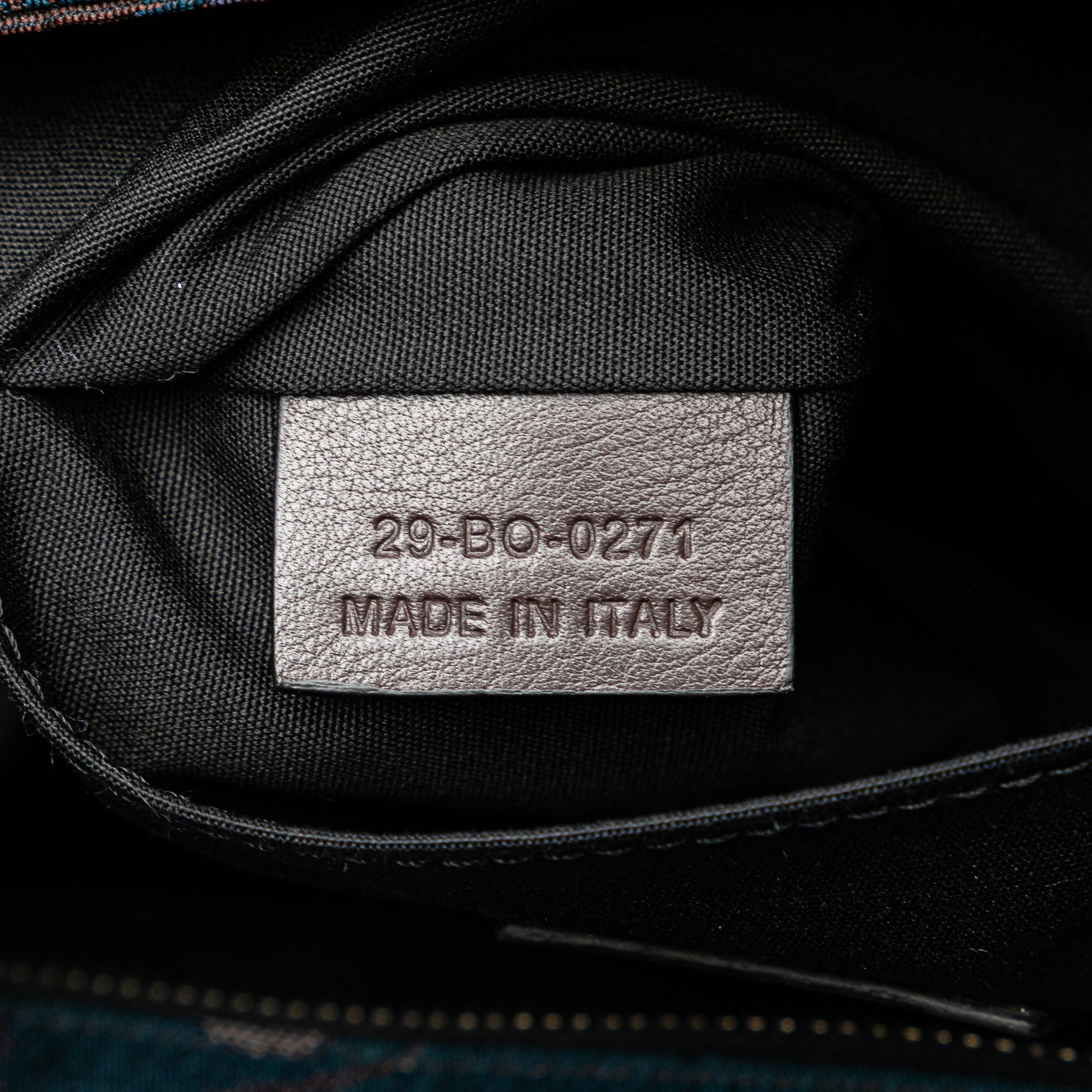 Dior Peter Doig Denim Camouflage Soft Saddle Bag