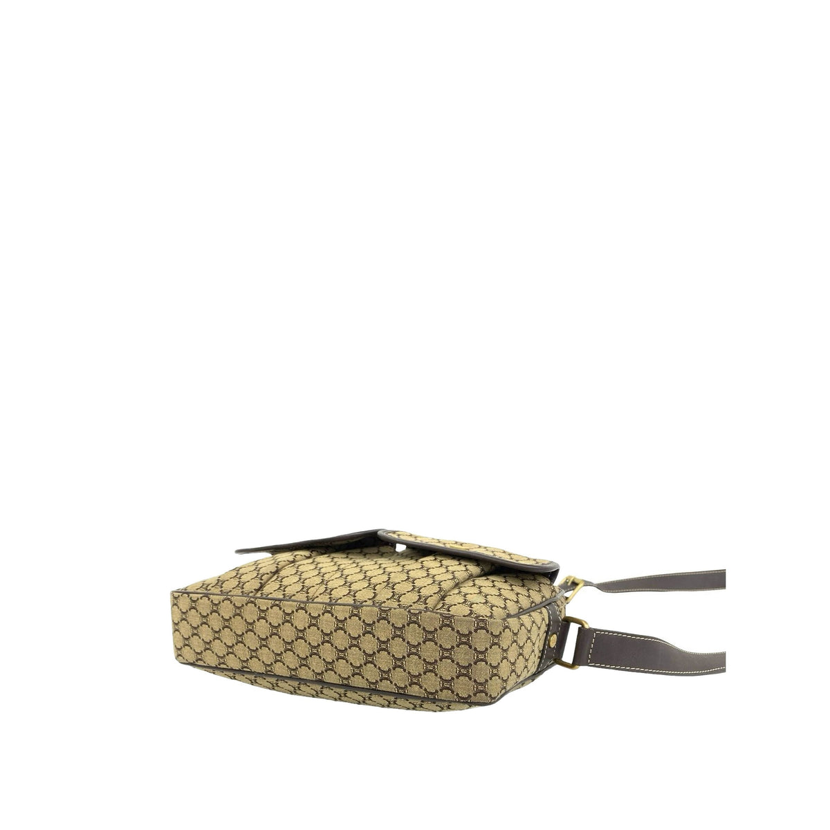 Celine Macadam Canvas Crossbody — Beige