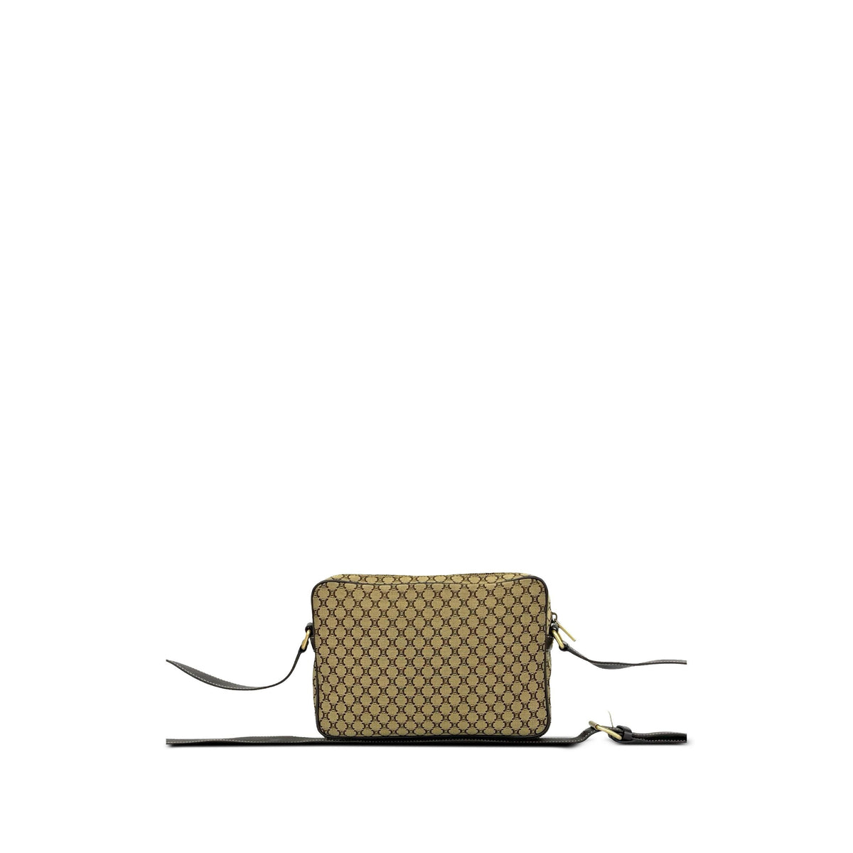Celine Macadam Canvas Crossbody — Beige