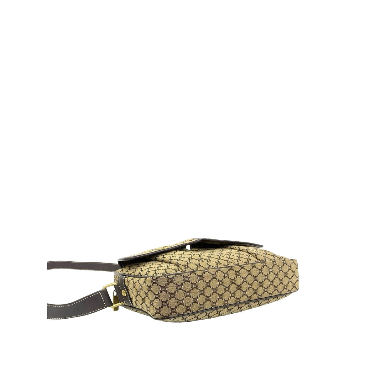 Celine Macadam Canvas Crossbody — Beige