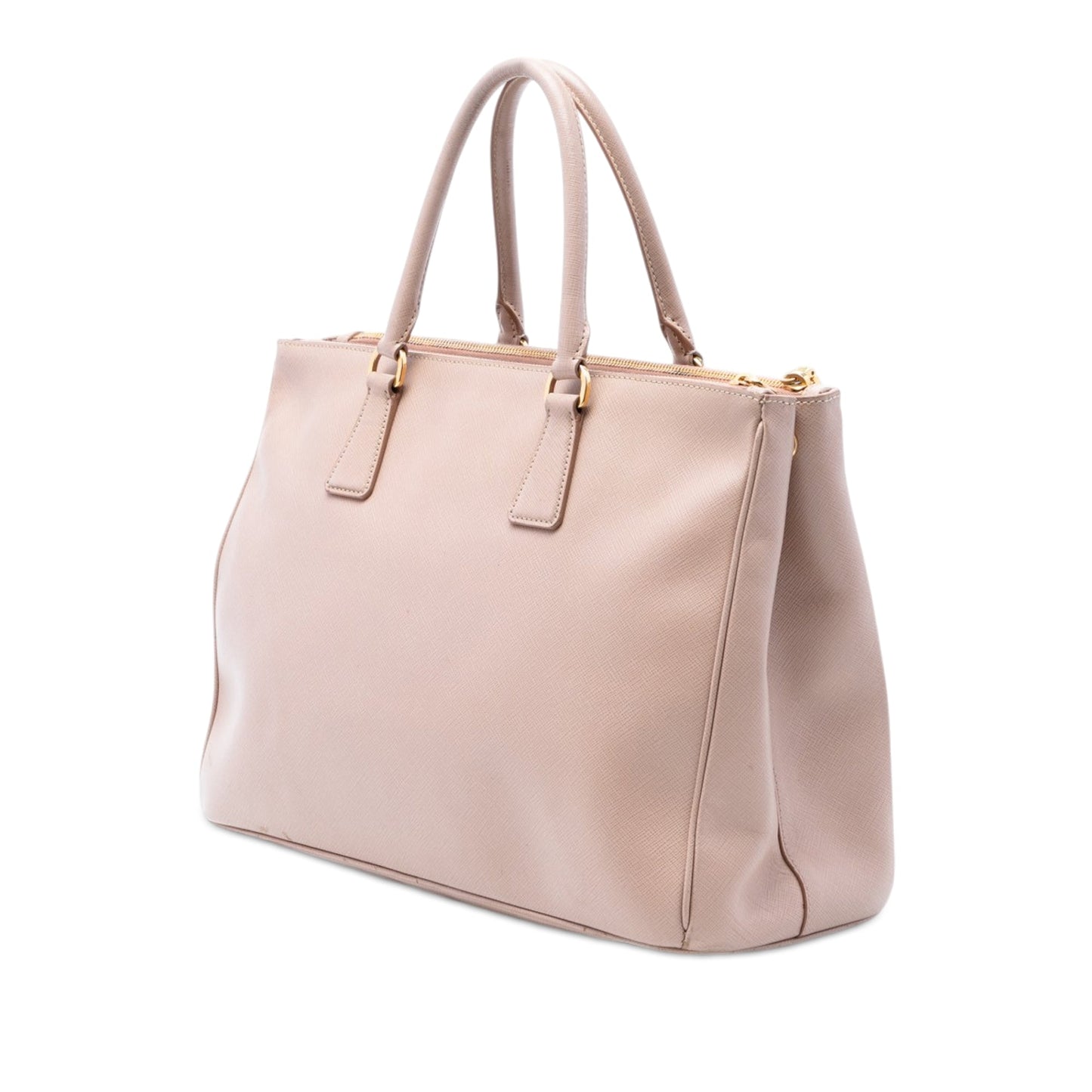 Prada Large Saffiano Lux Galleria Double Zip Satchel