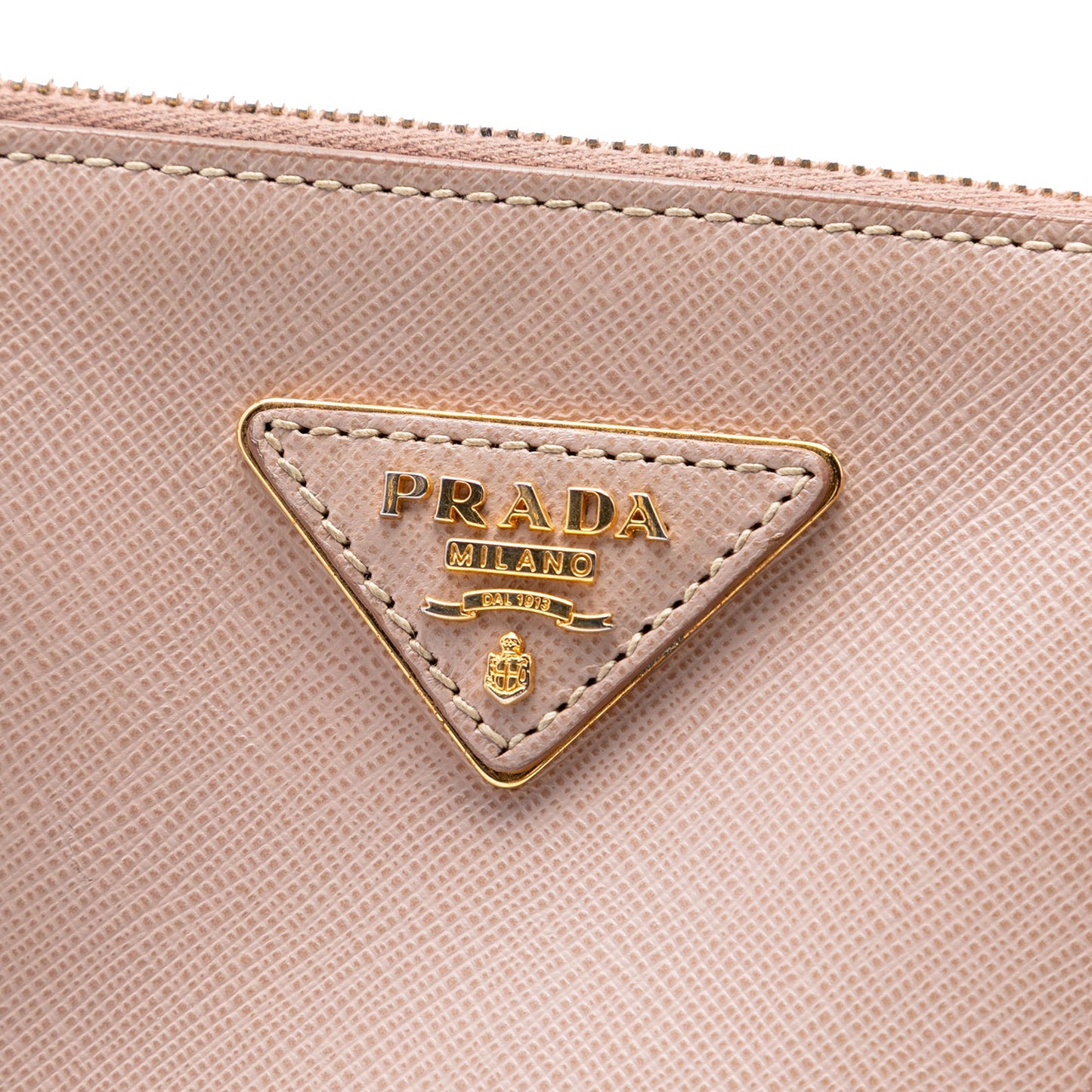 Prada Large Saffiano Lux Galleria Double Zip Satchel