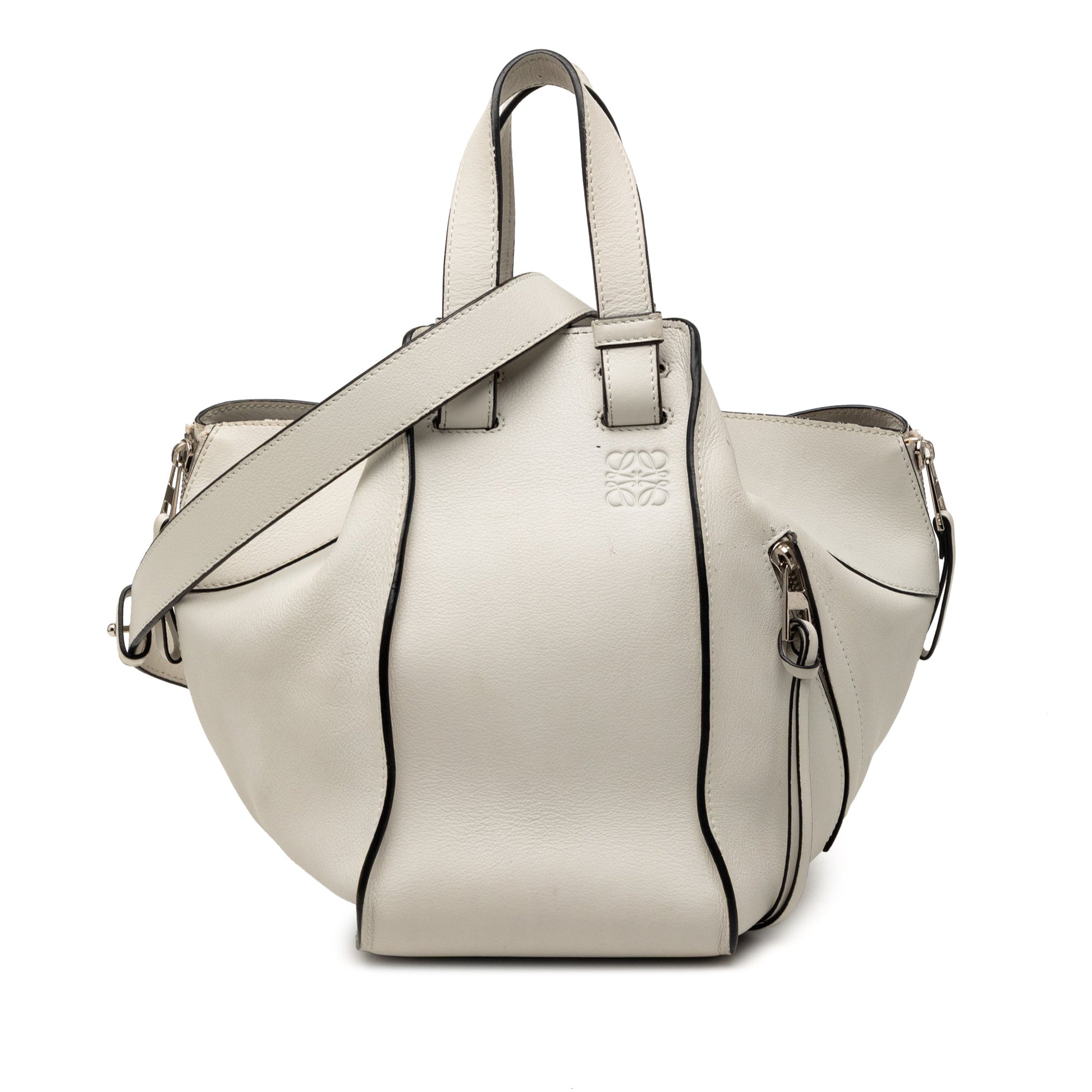 Small Leather Hammock Satchel