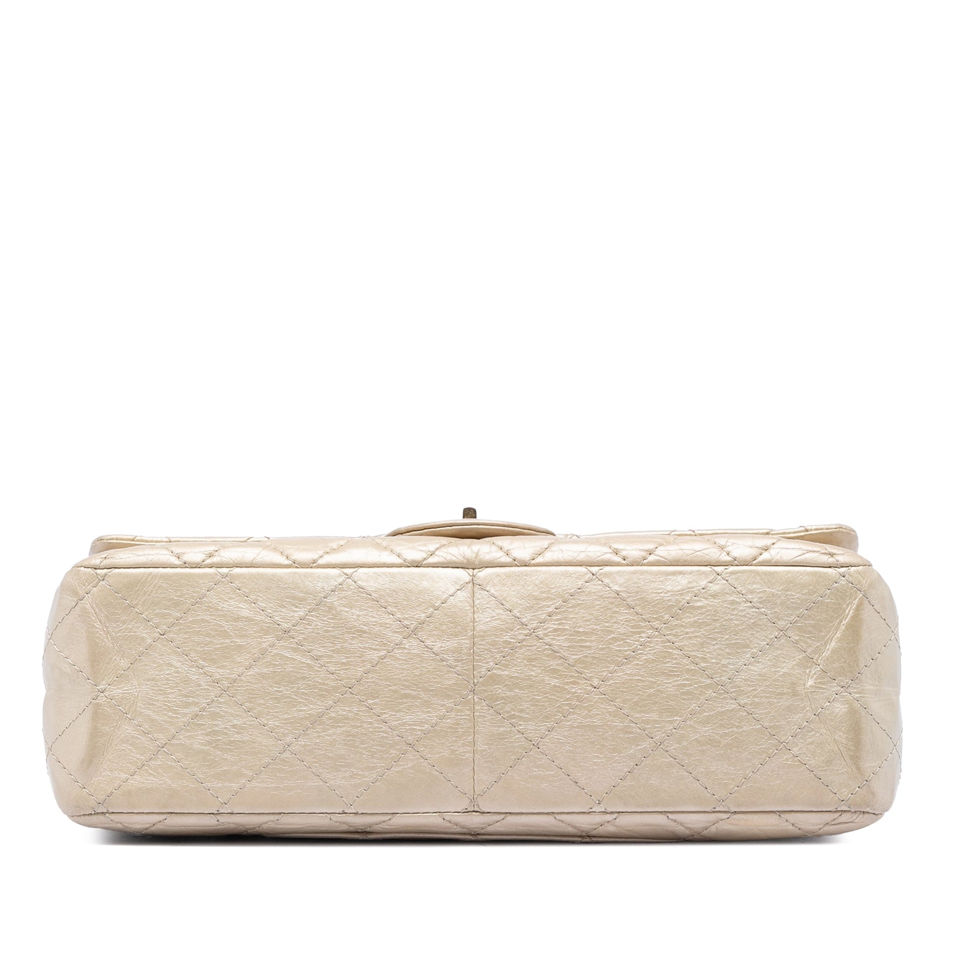 Chanel Metallic Aged Calfskin Reissue 2.55 Double Flap 227