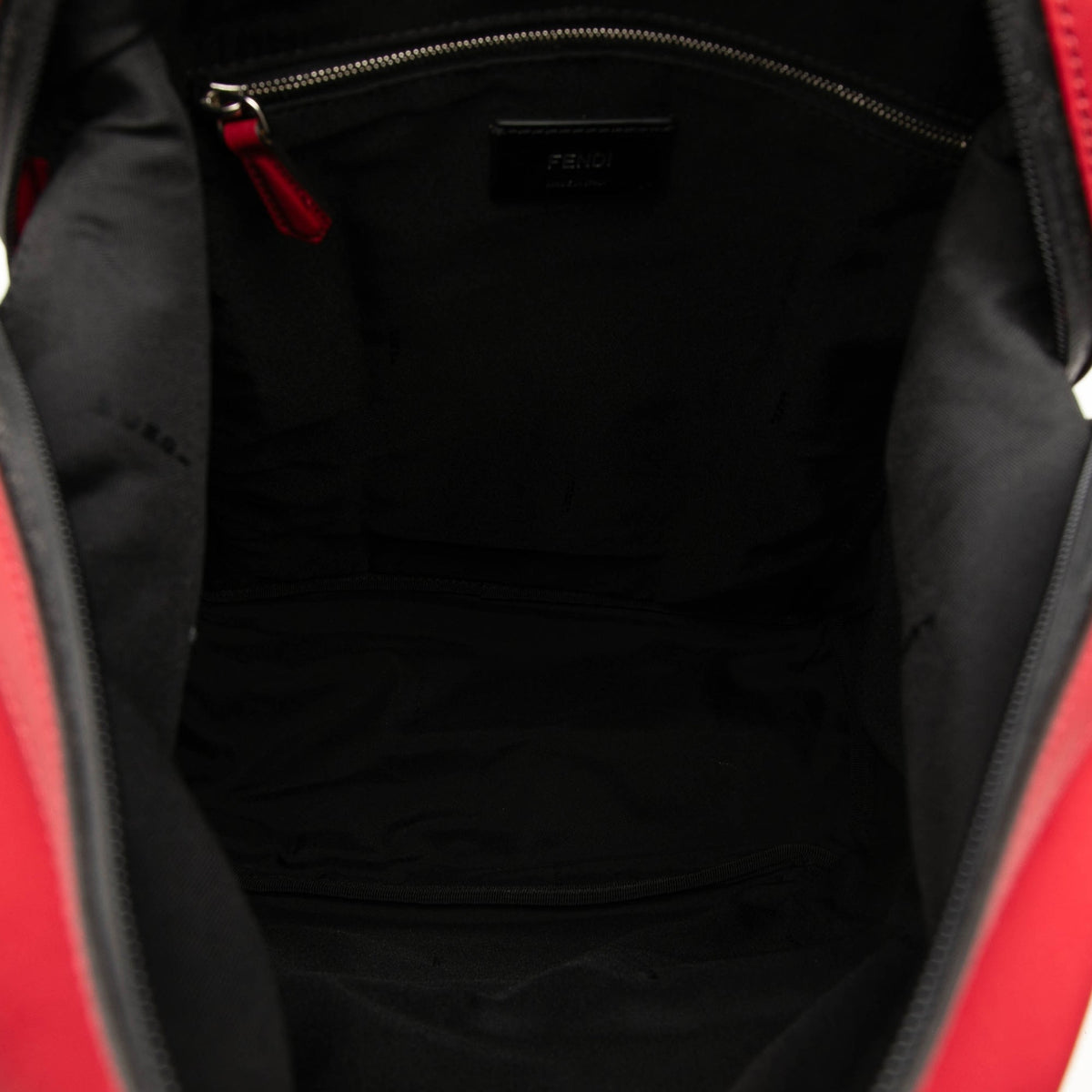 Fendi Nylon Vocabulary Hope Backpack — Red
