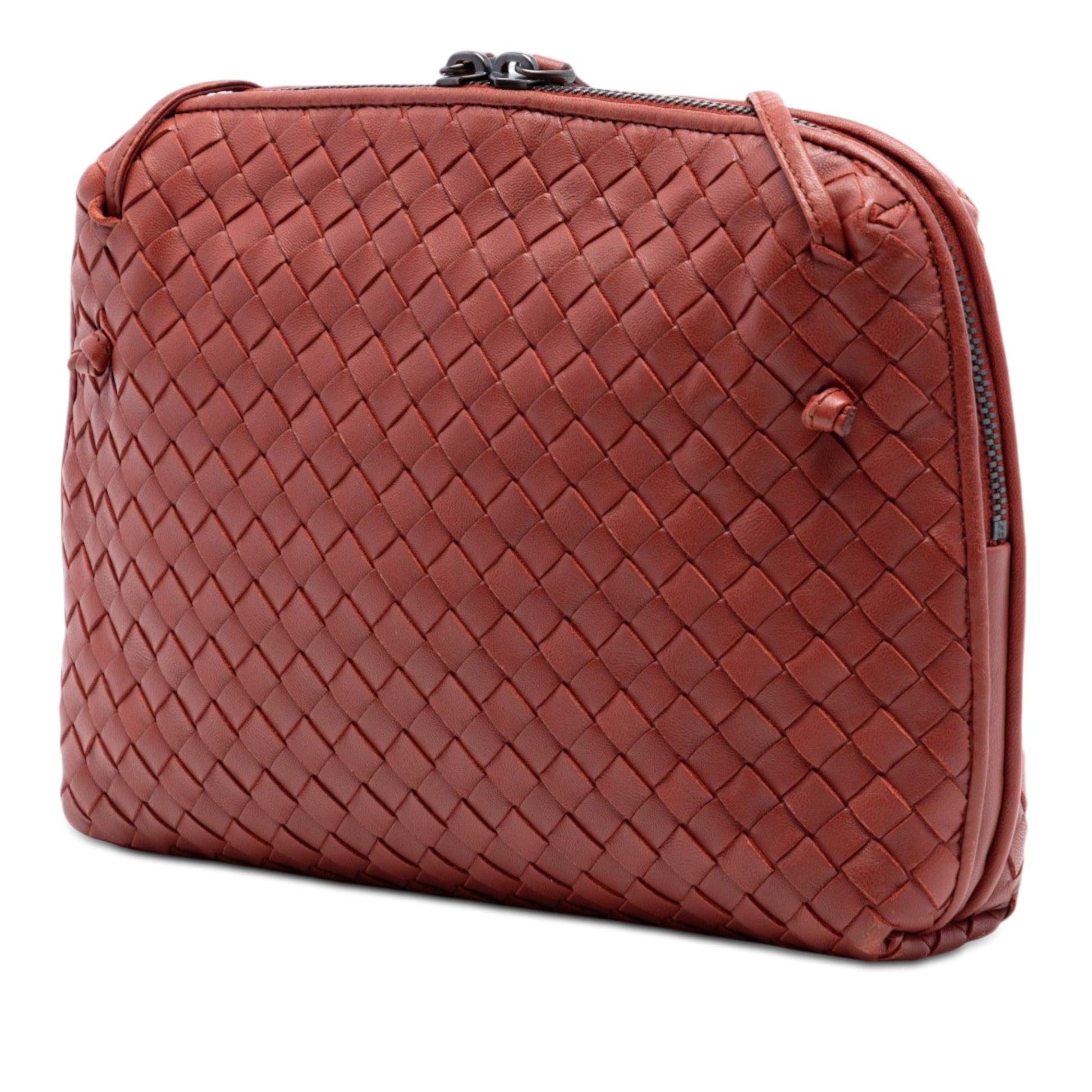 Bottega Veneta Nappa Intrecciato Nodini Crossbody