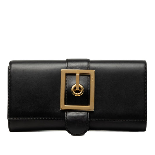 Gucci Smooth Calfskin Lady Buckle Clutch
