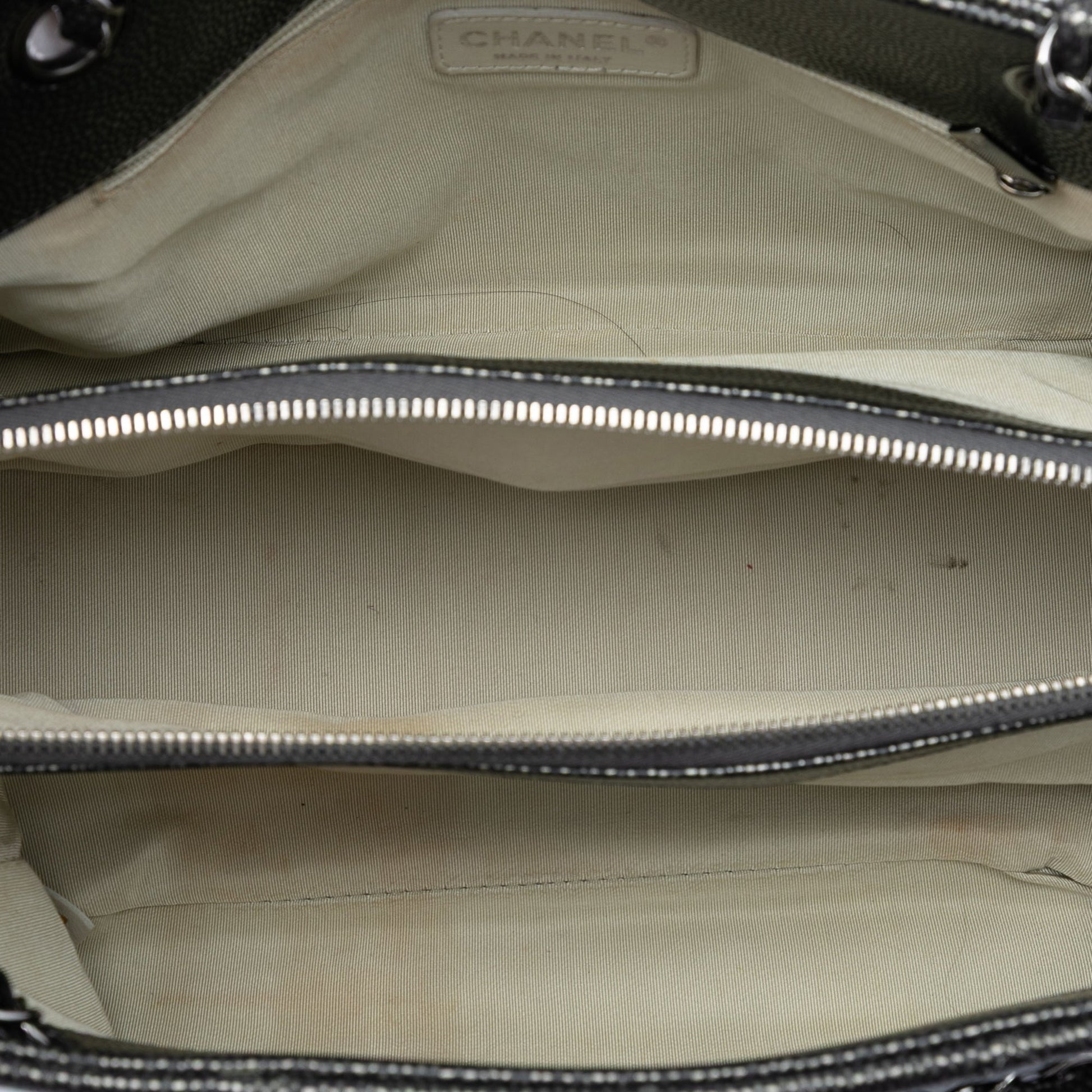 Chanel CC Quilted Caviar Chain Tote