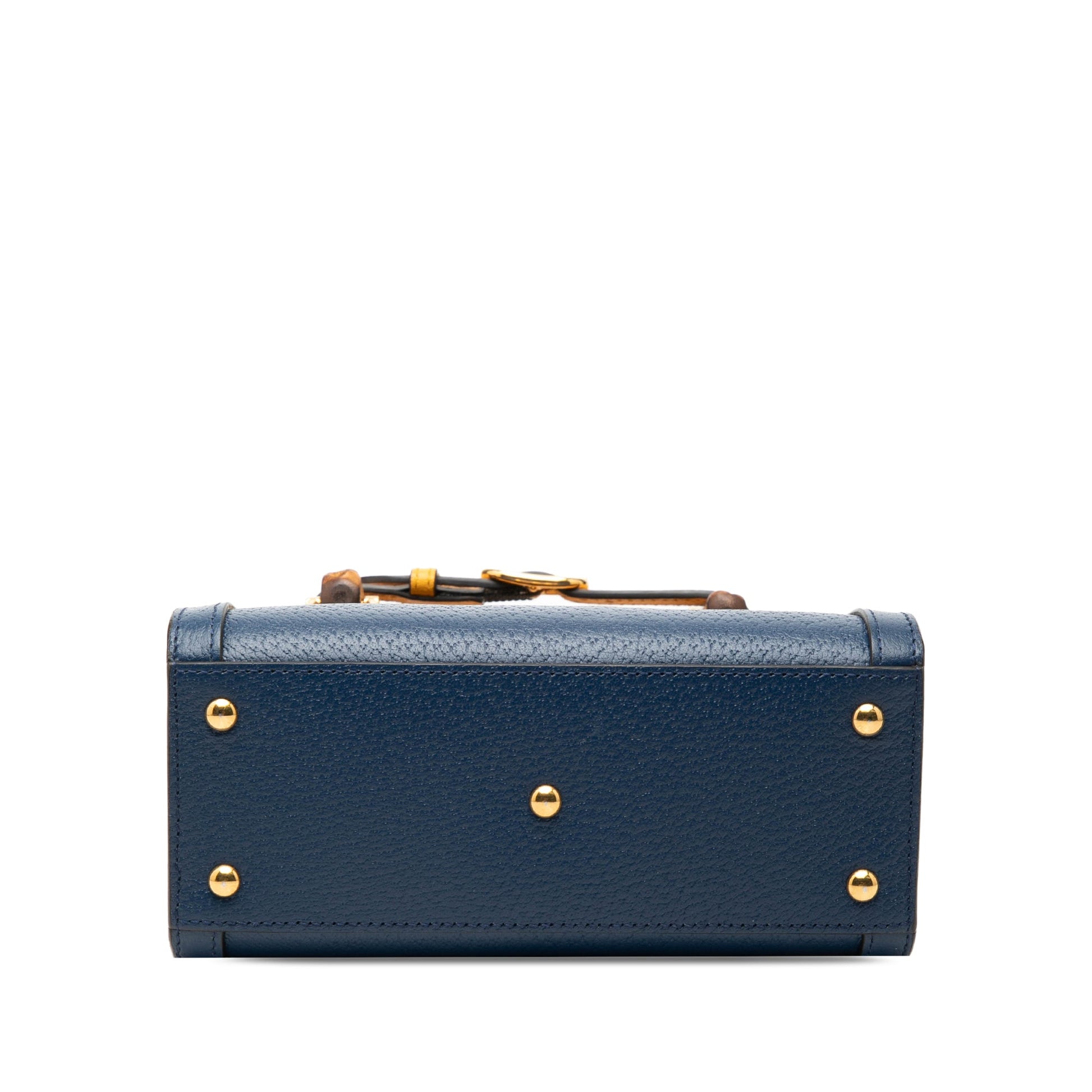 Gucci Mini Calfskin Bamboo Diana Satchel