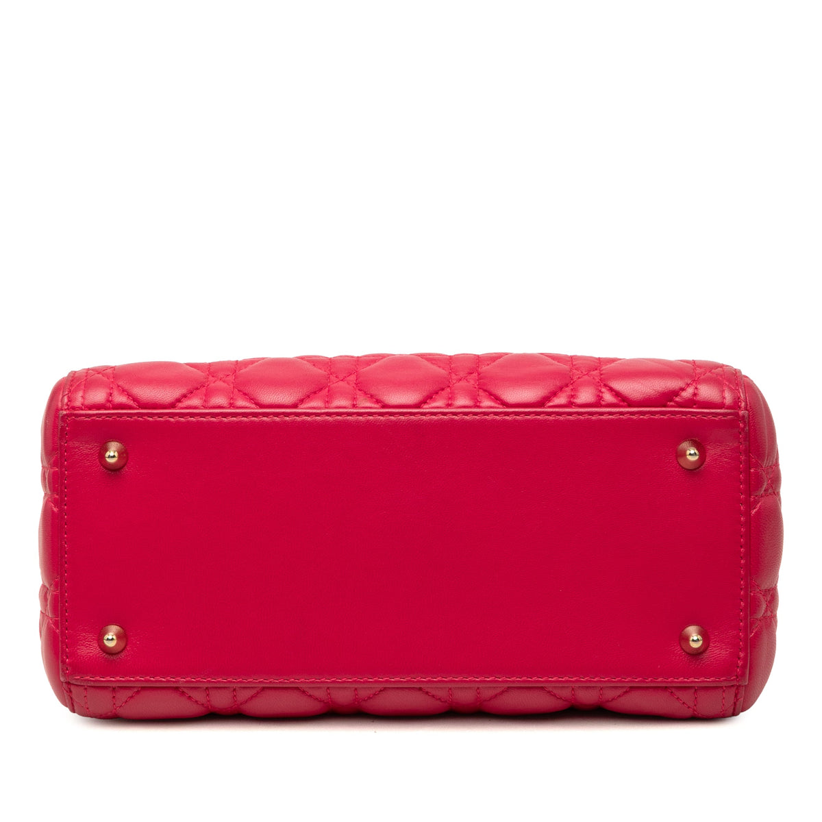 Dior Medium Lambskin Cannage Lady Dior