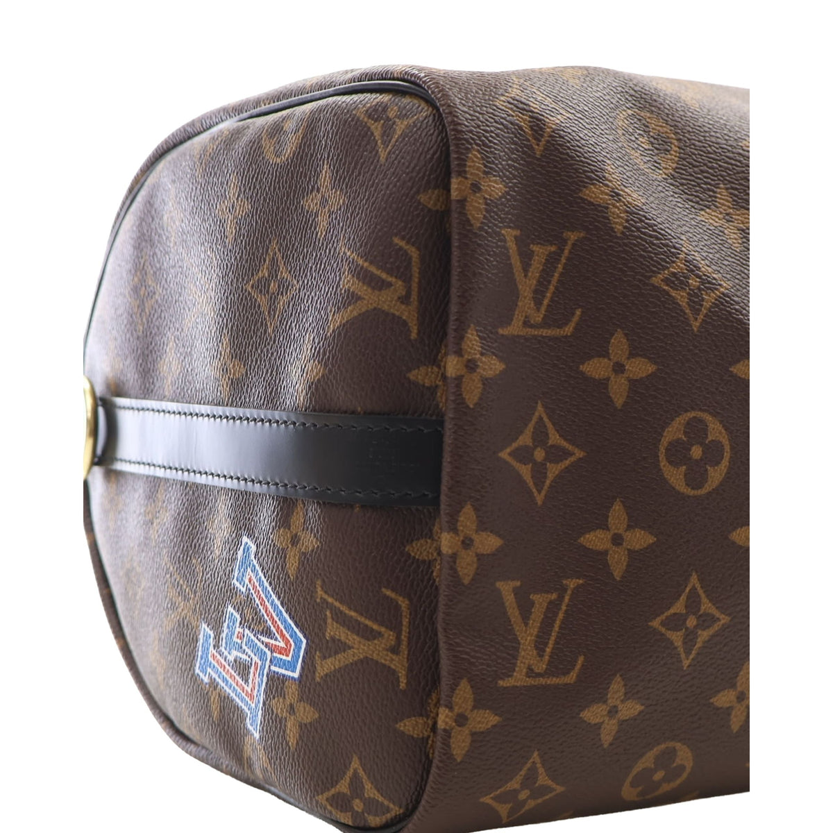 Louis Vuitton Monogram World Tour Speedy Bandouliere 30 — Brown