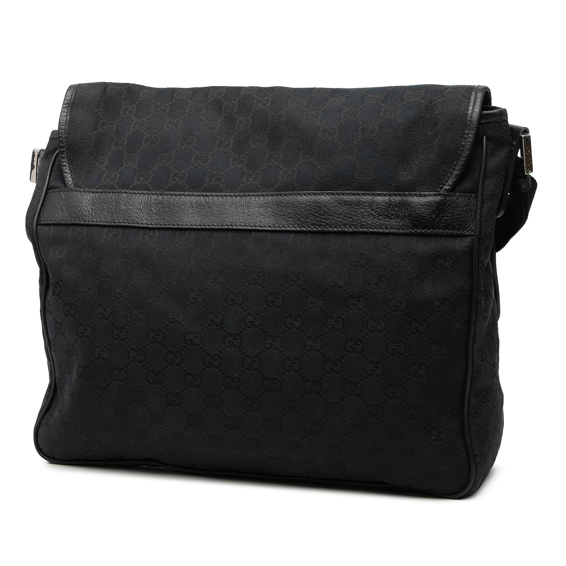 Gucci GG Canvas Flap Messenger Bag
