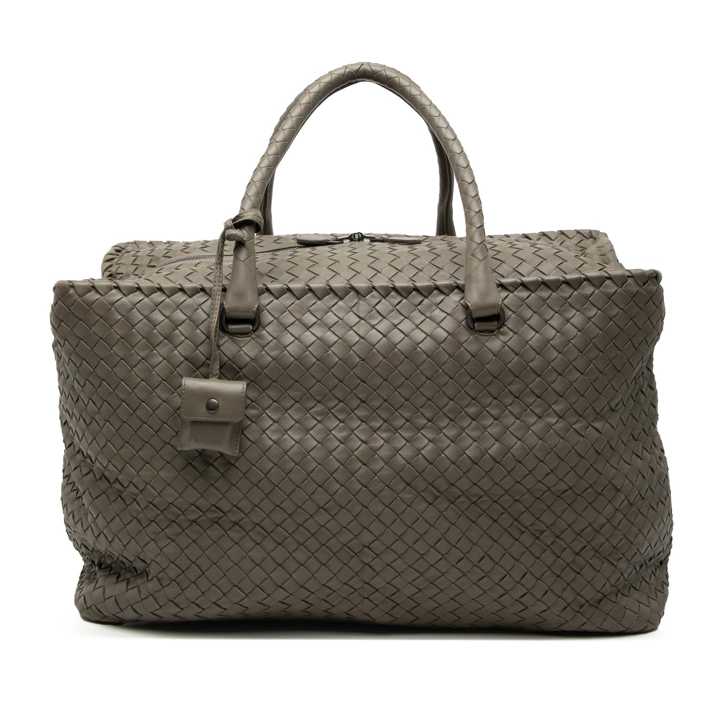 Large Nappa Intrecciato Brick Tote