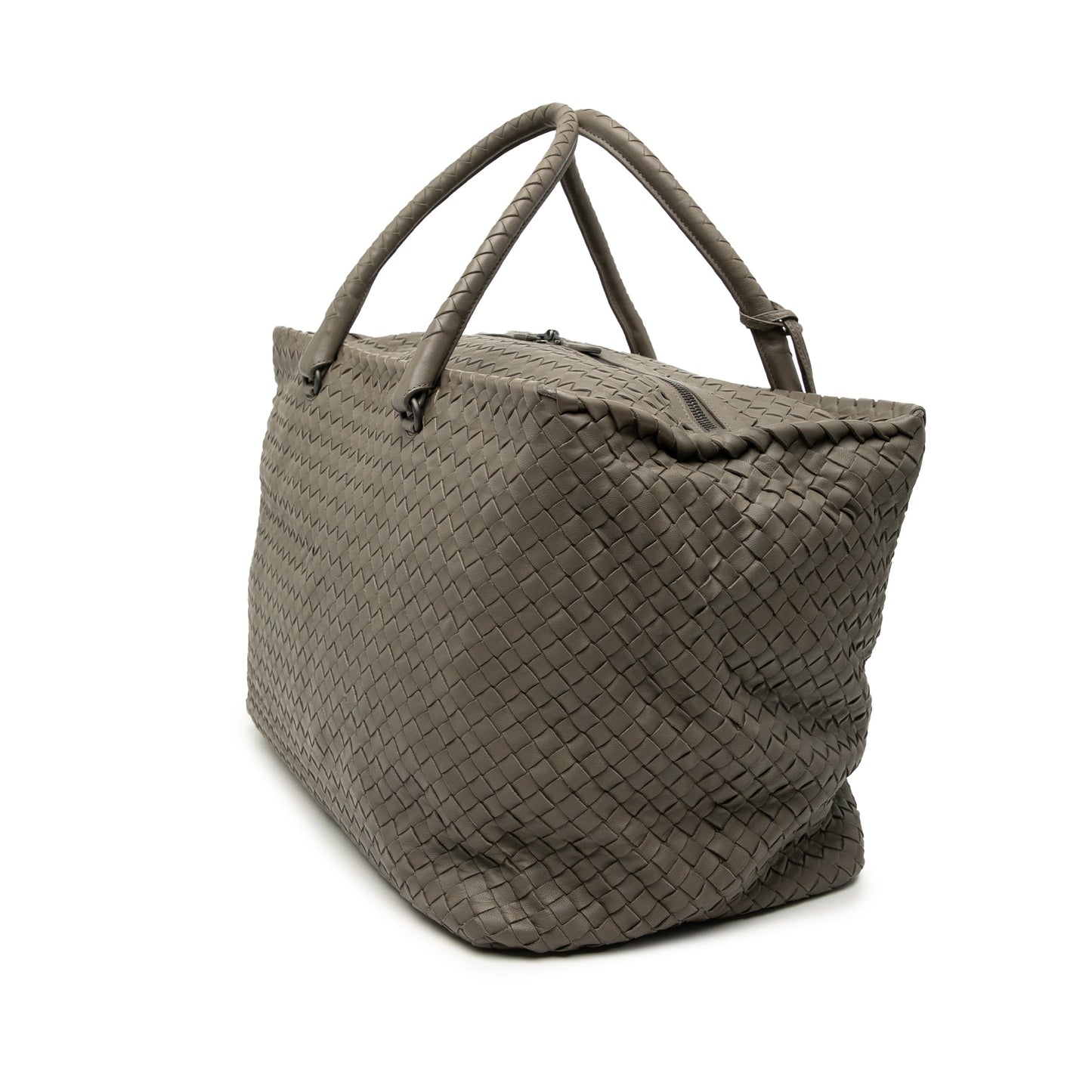 Large Nappa Intrecciato Brick Tote