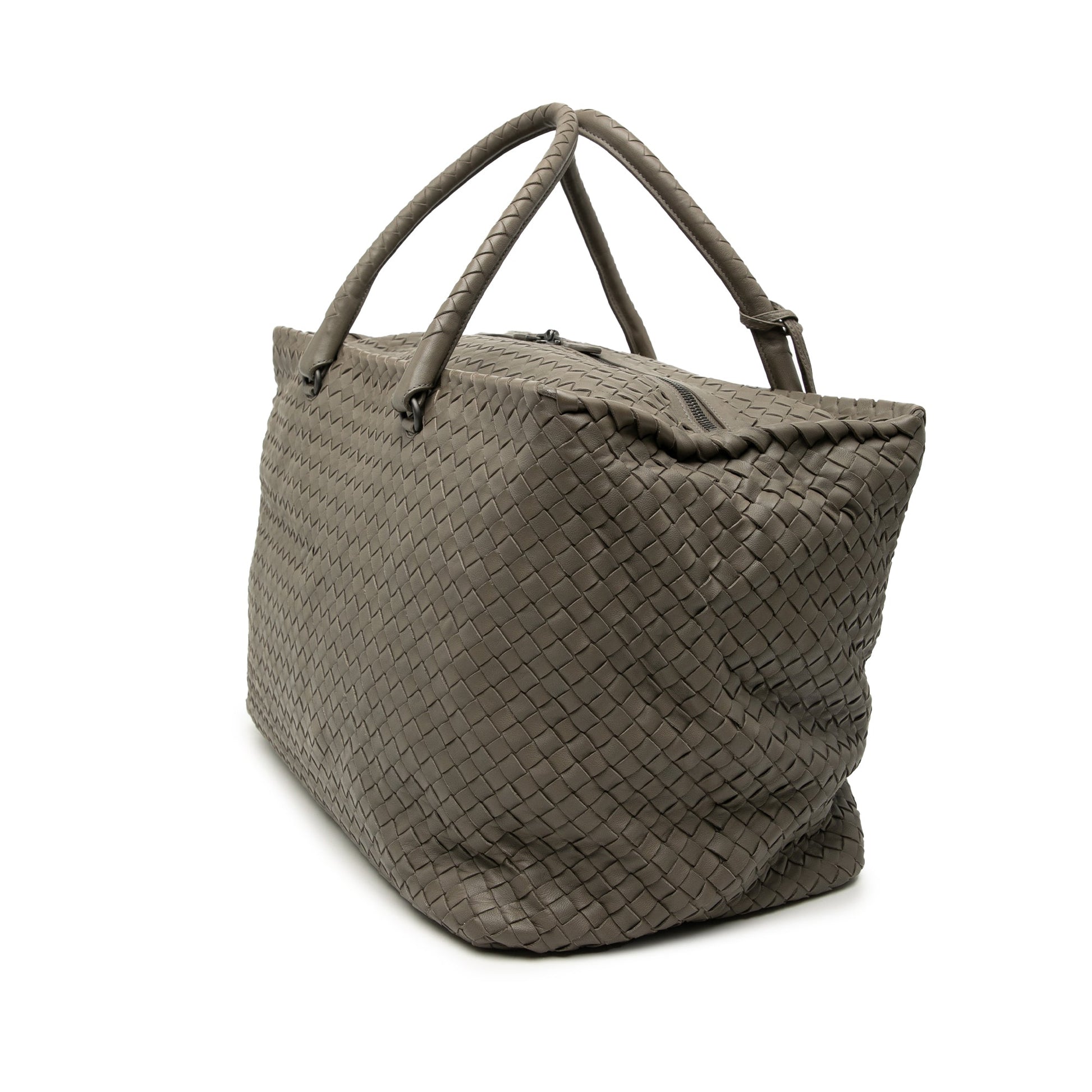 Large Nappa Intrecciato Brick Tote