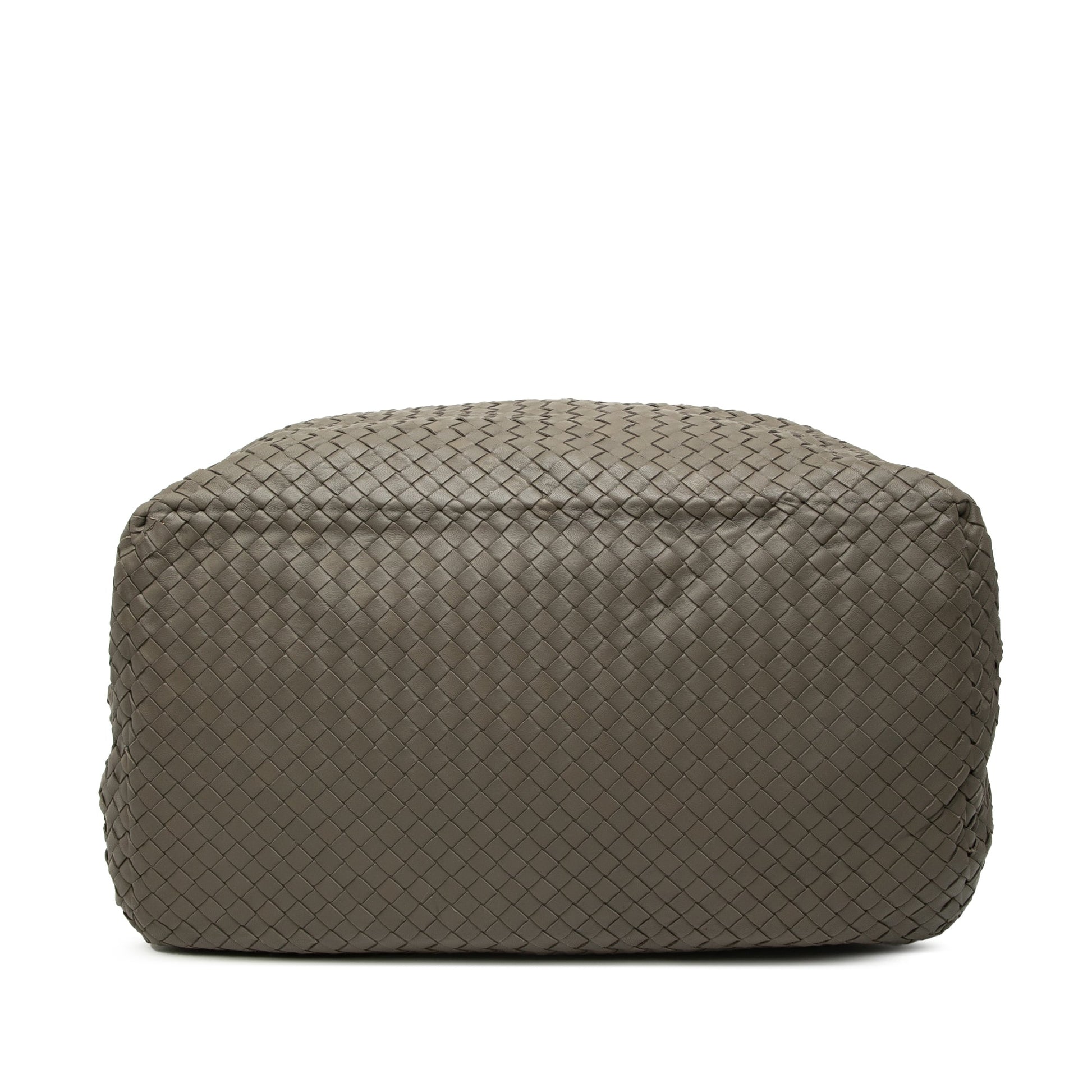 Large Nappa Intrecciato Brick Tote