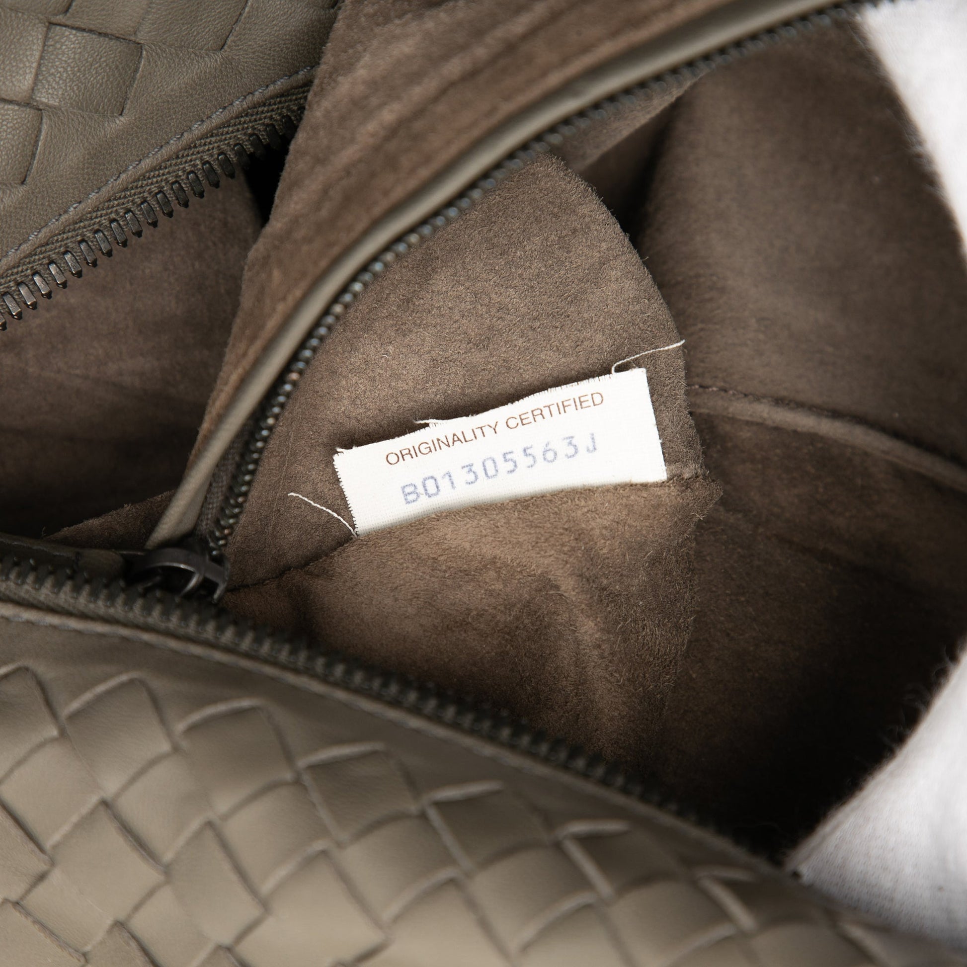 Large Nappa Intrecciato Brick Tote