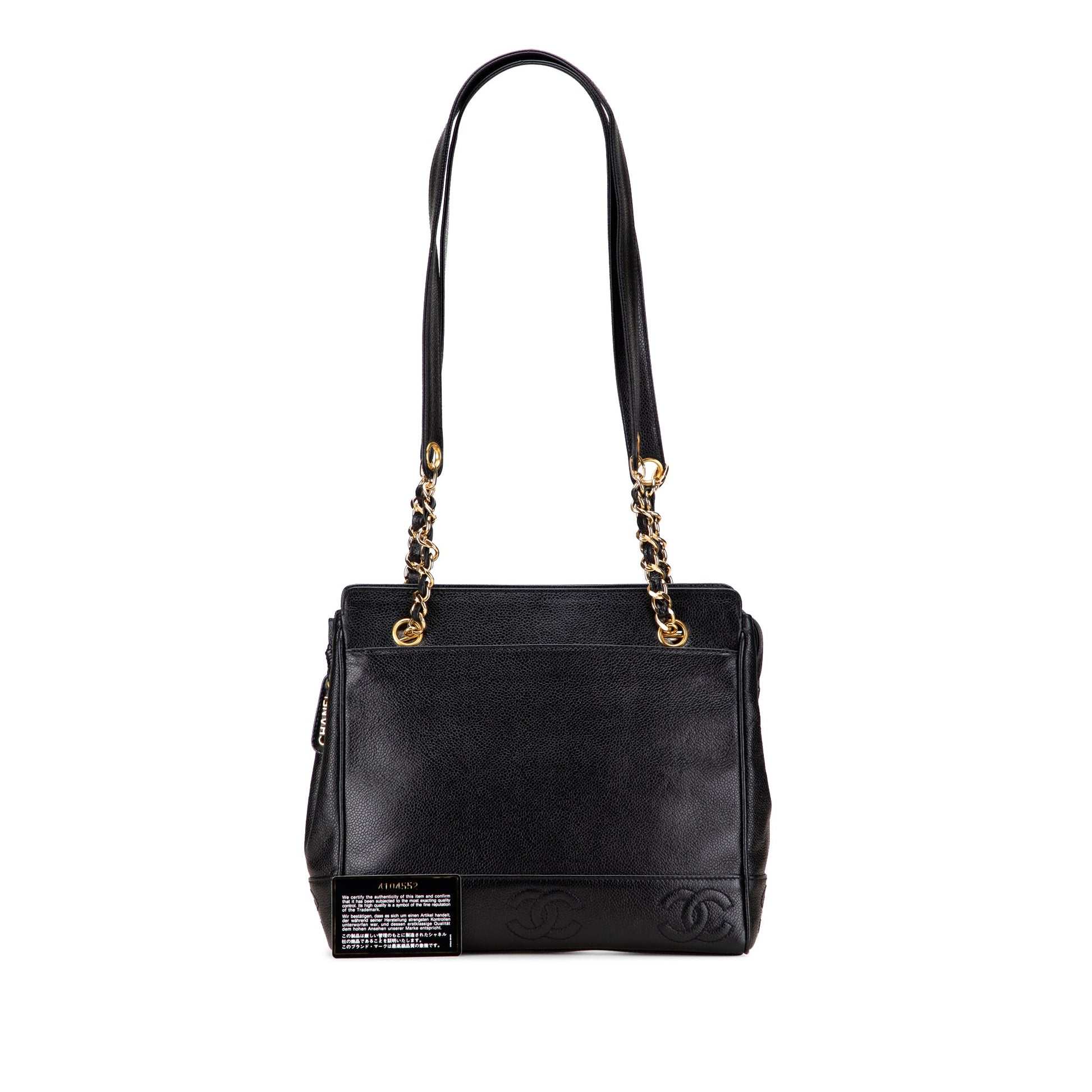 Chanel Triple CC Caviar Tote