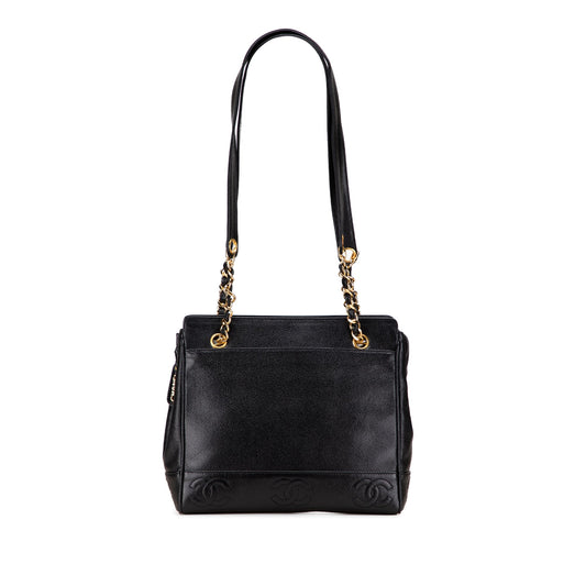 Chanel Triple CC Caviar Tote