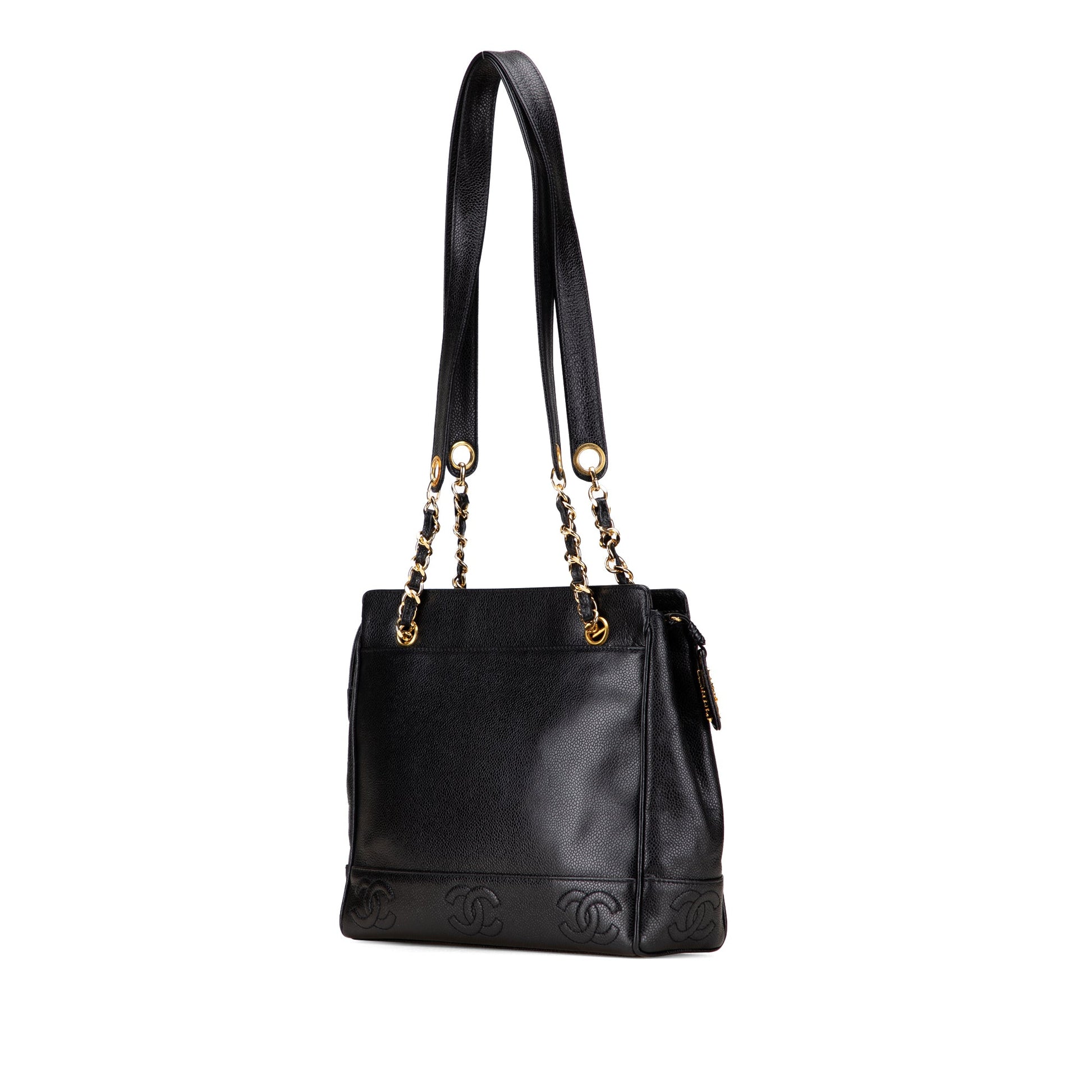 Chanel Triple CC Caviar Tote