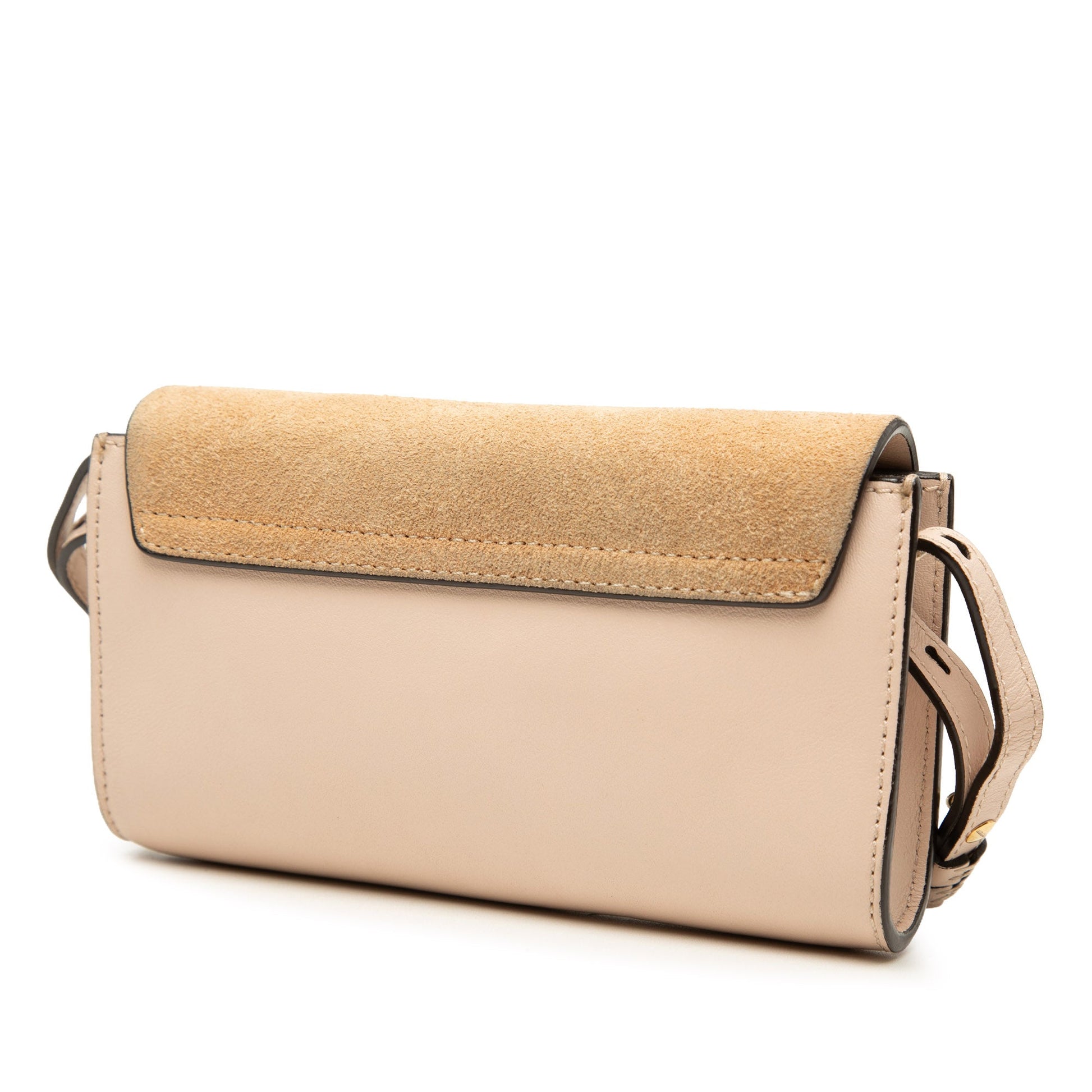 Chloé Mini Calfskin and Suede Faye Chain Crossbody