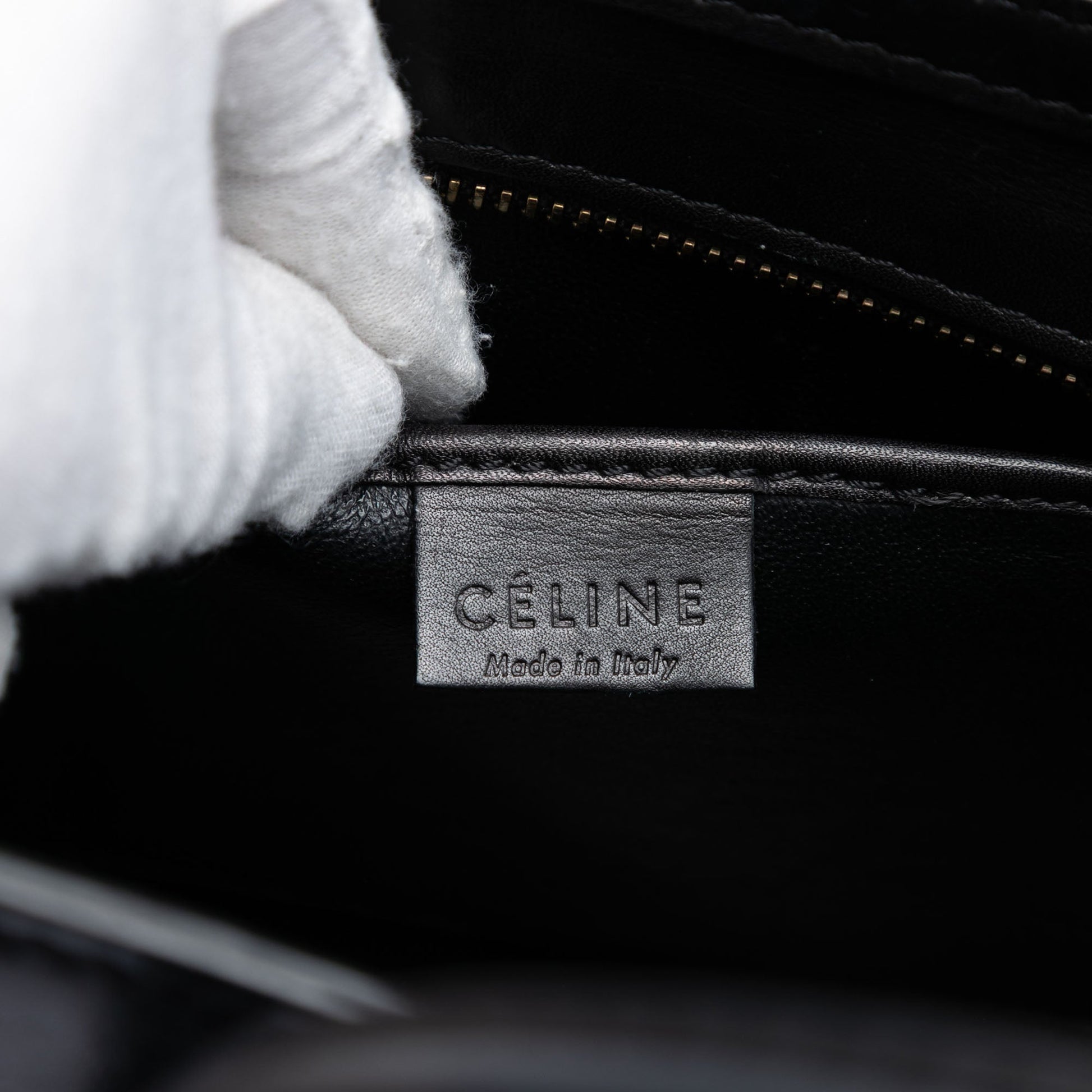 Celine Nano Tricolor Leather Luggage Tote