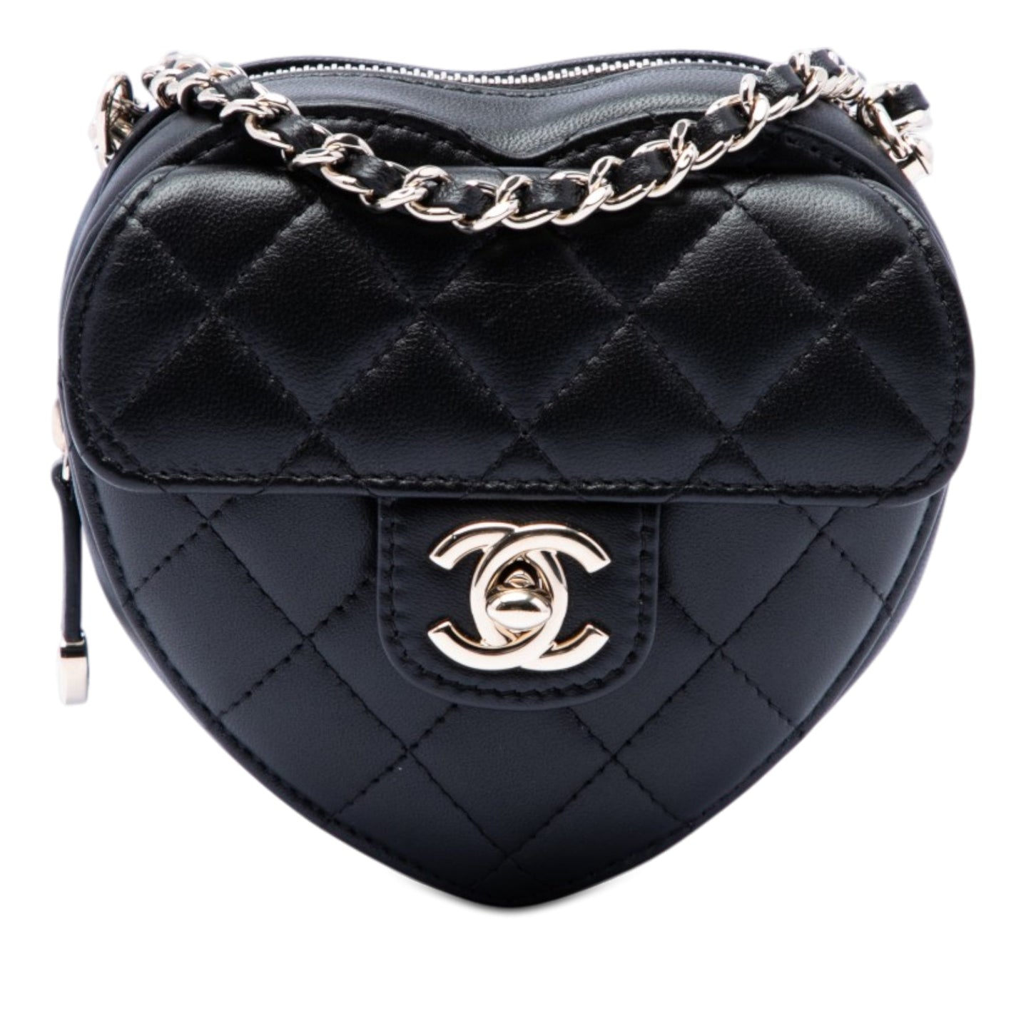 Chanel Mini Lambskin CC in Love Heart Crossbody