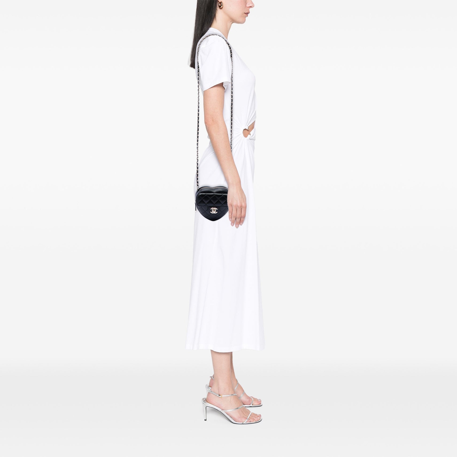 Chanel Mini Lambskin CC in Love Heart Crossbody
