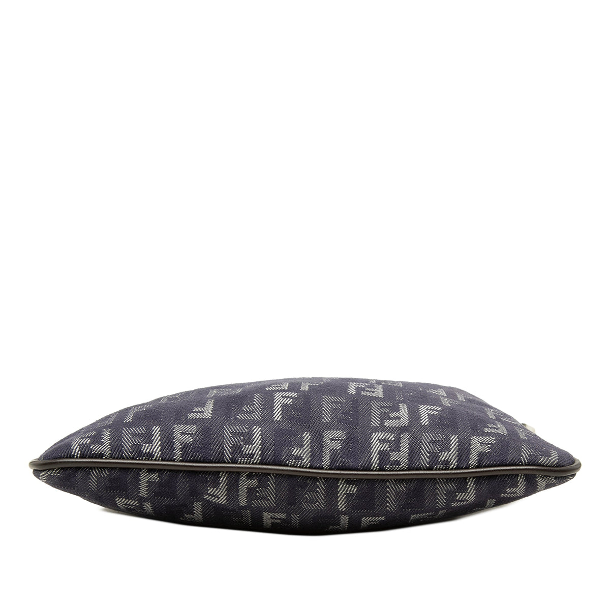 Fendi Zucchino Denim Crossbody — Blue