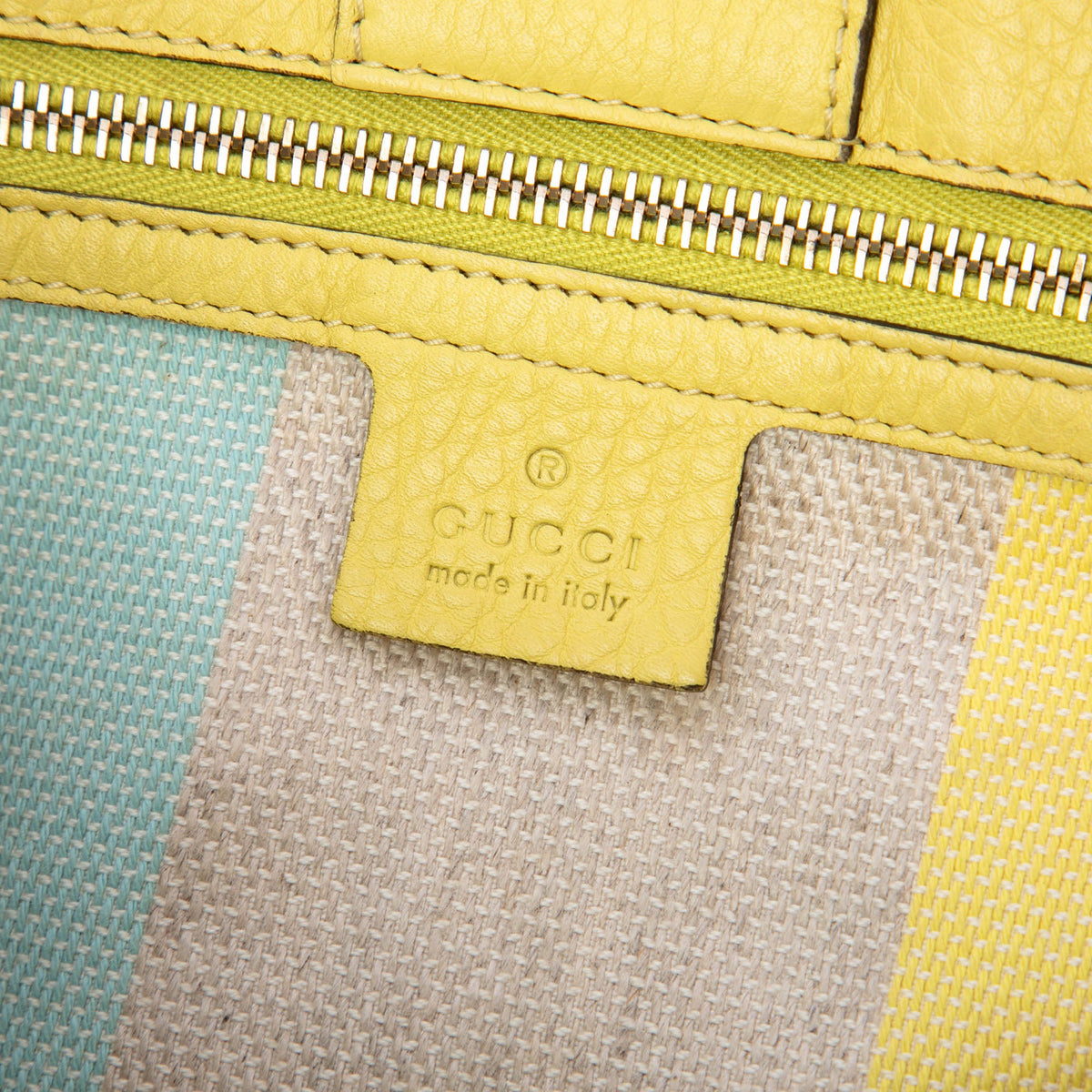 Gucci Medium Raffia Bamboo Shopper Satchel