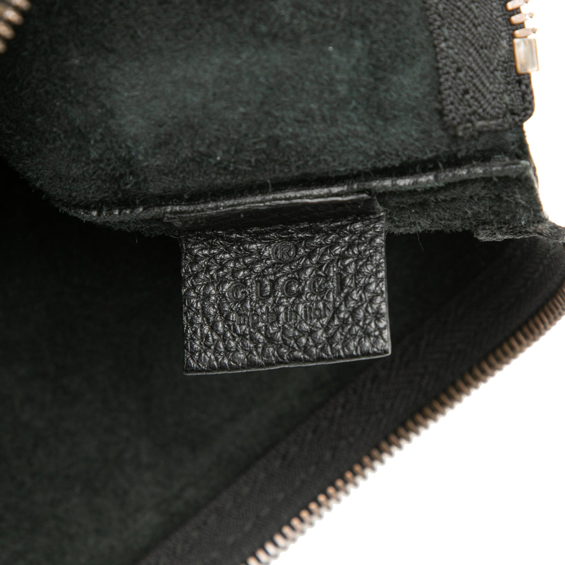 Gucci Leather Logo Clutch