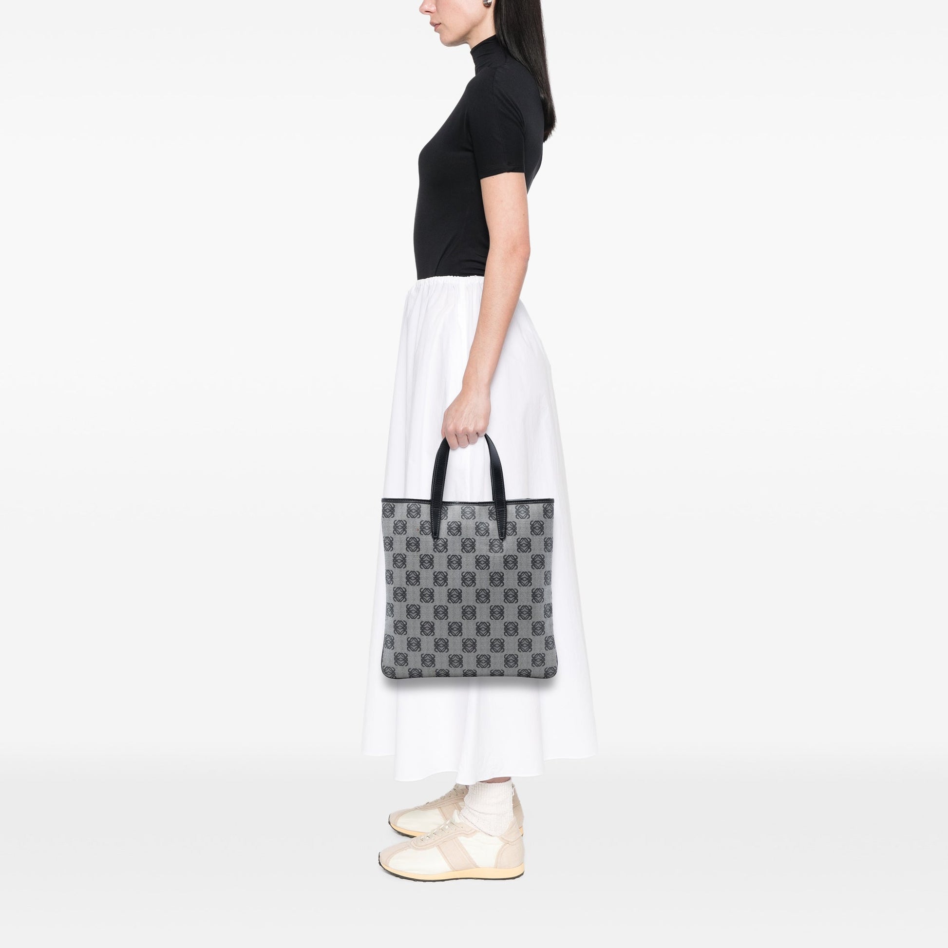 LOEWE Anagram Coated Canvas Tote