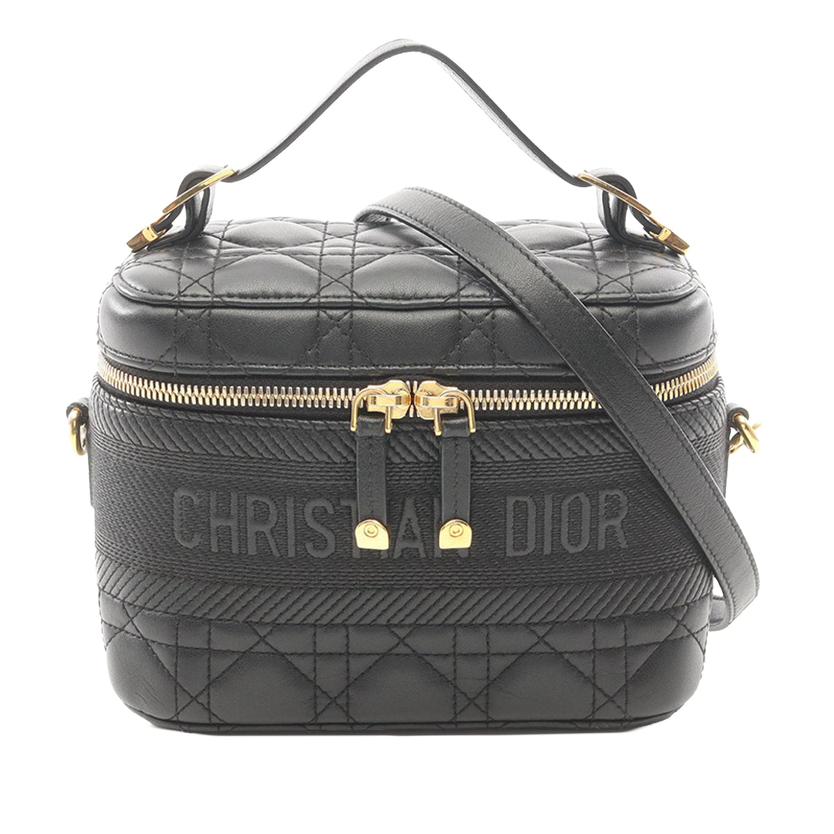Dior Small Lambskin Cannage DiorTravel Vanity Case