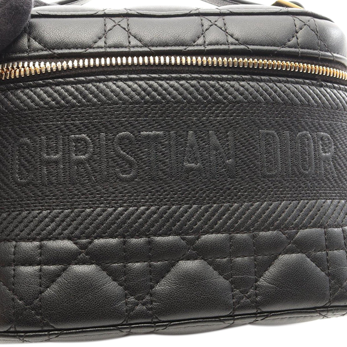 Dior Small Lambskin Cannage DiorTravel Vanity Case