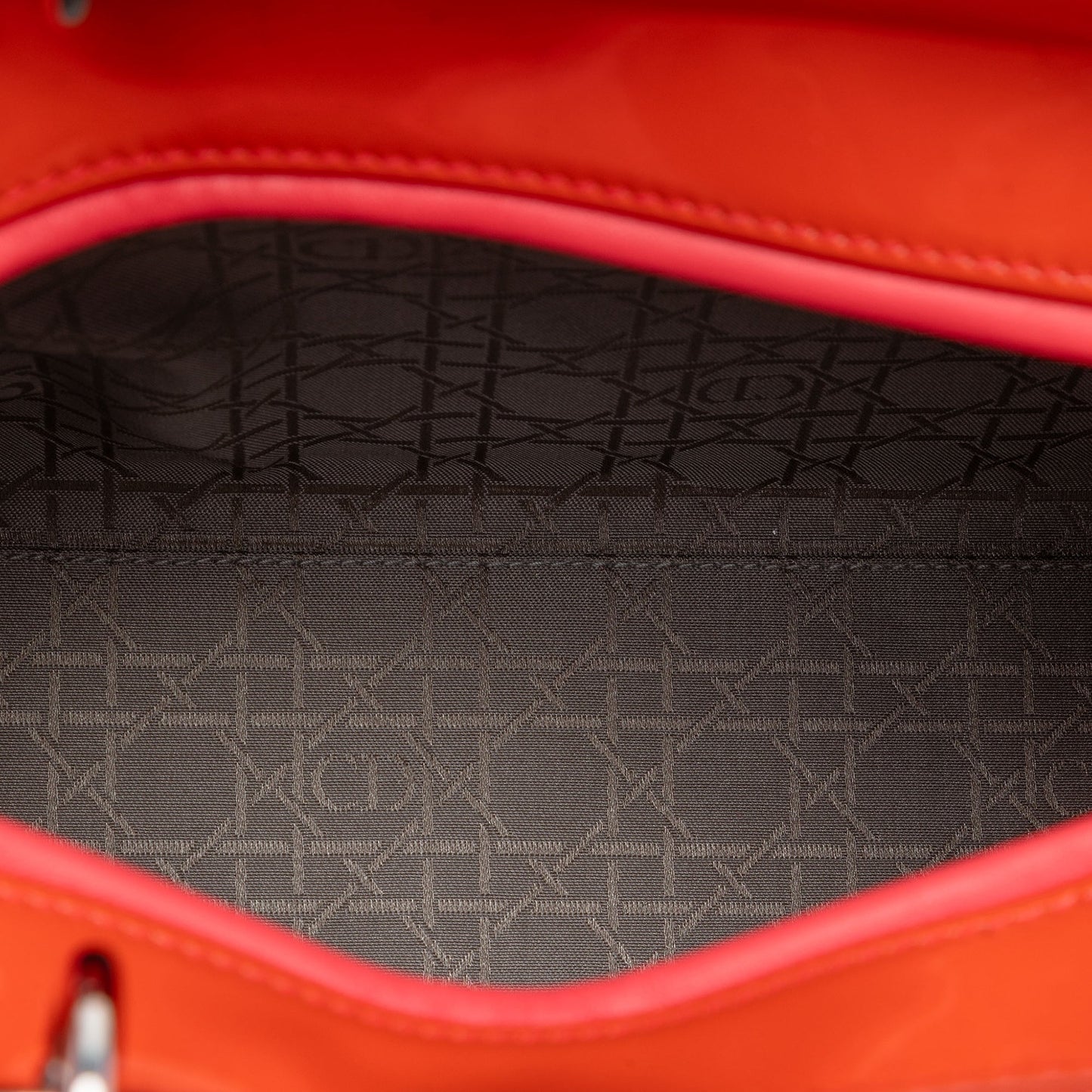 Dior Large Patent Cannage Lady Dior