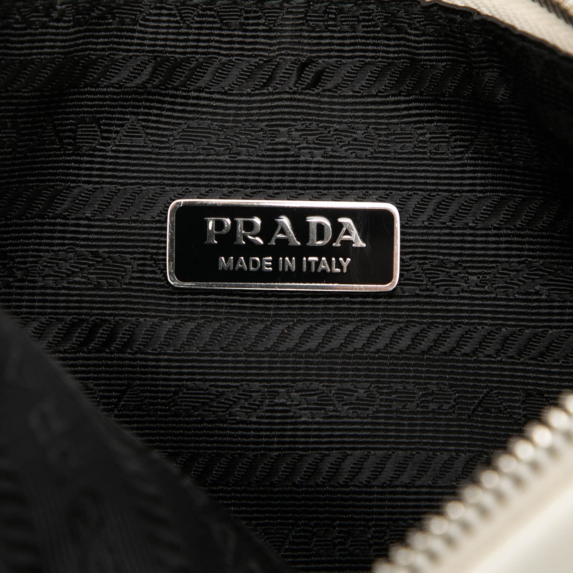 Prada Grace Lux Triangle Wristlet Pouch