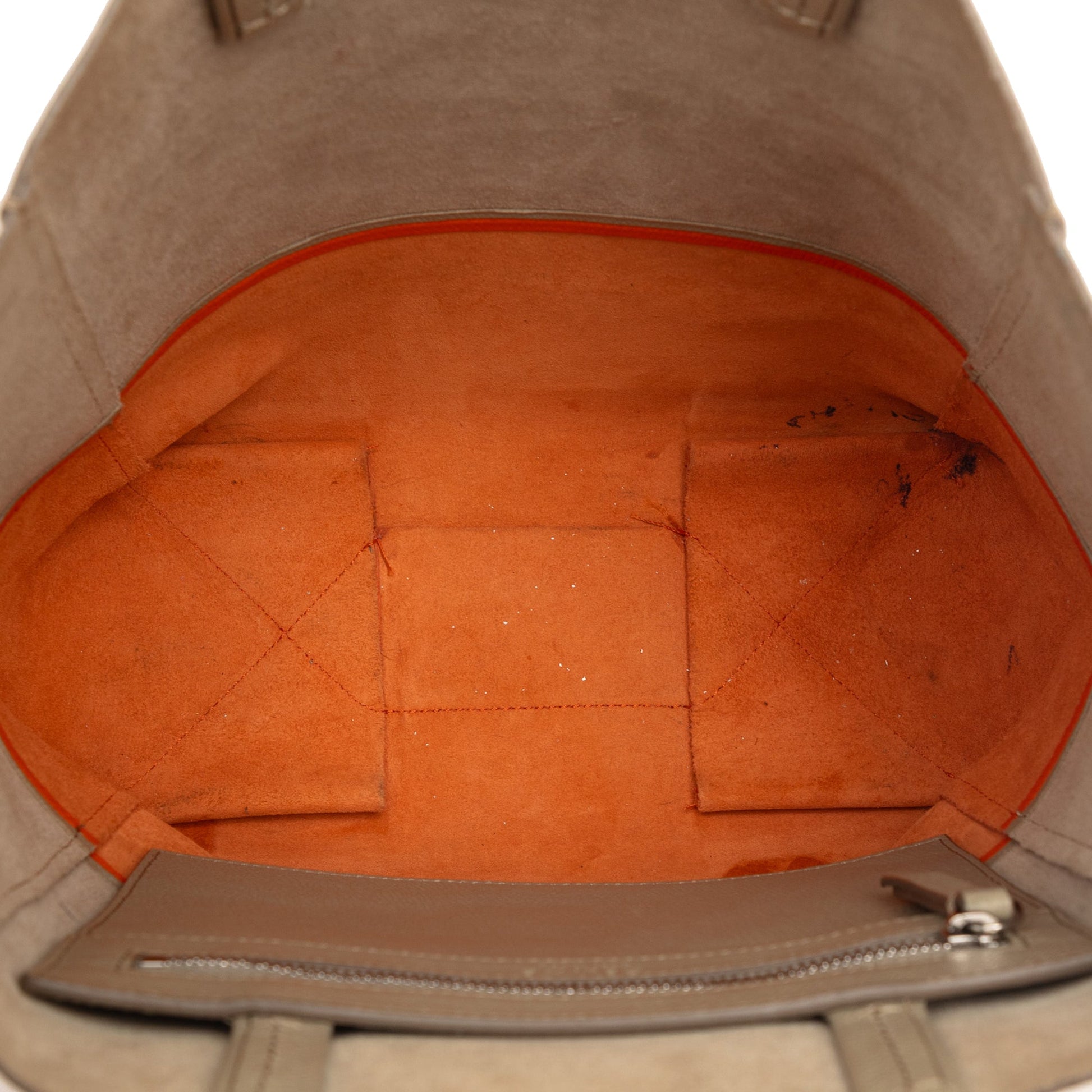 Celine Small Bicolor Leather Vertical Cabas
