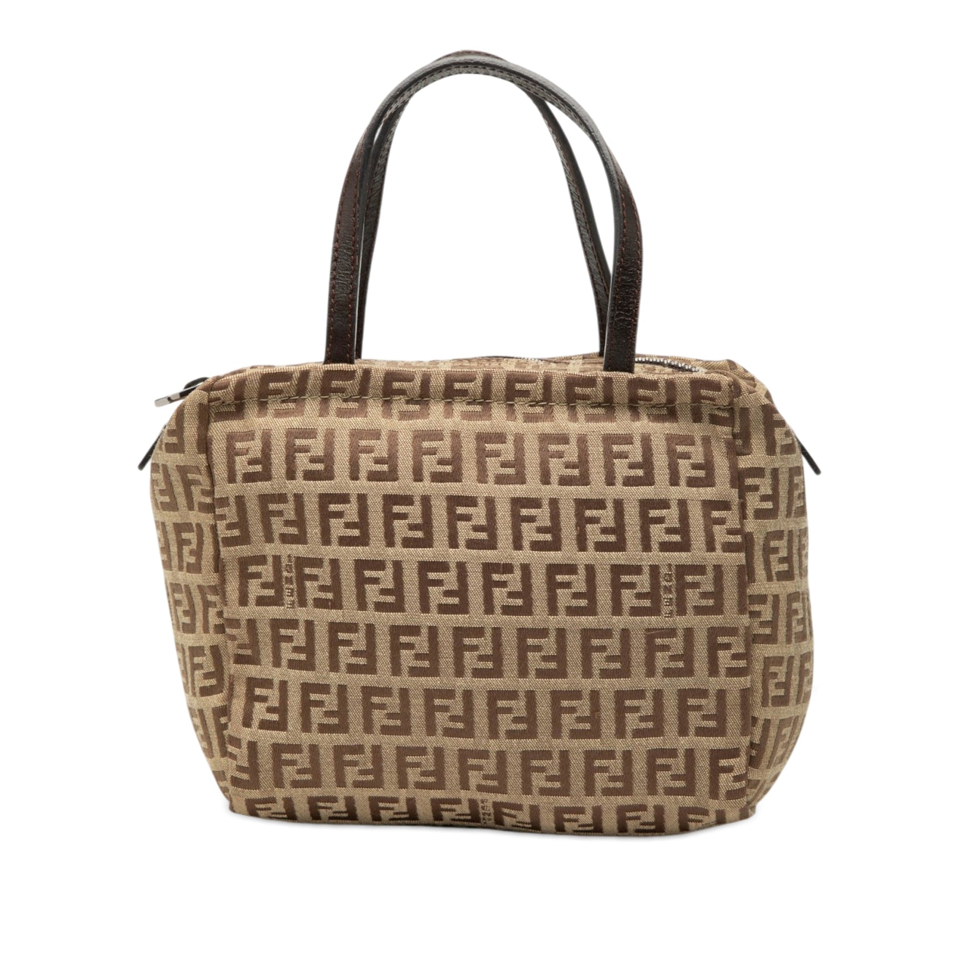 Fendi Mini Zucchino Canvas Handbag
