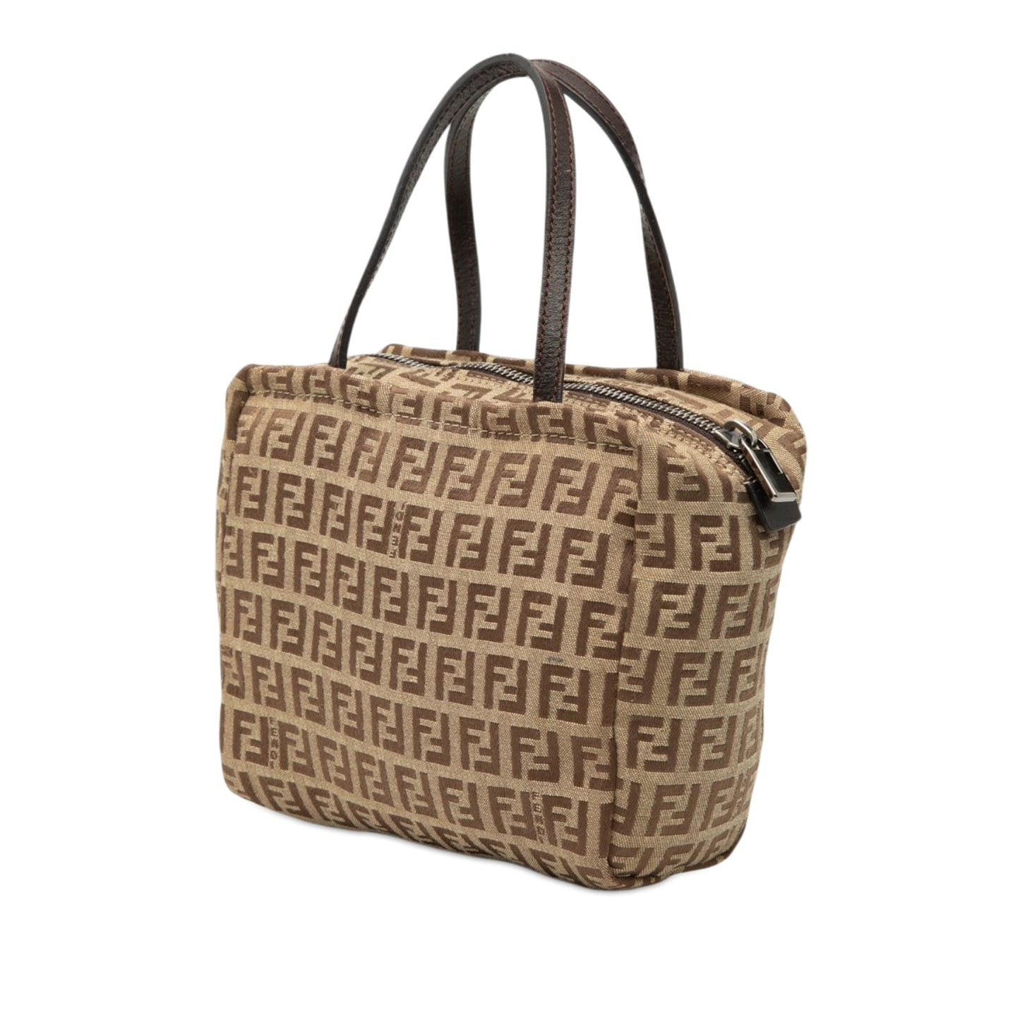 Fendi Mini Zucchino Canvas Handbag