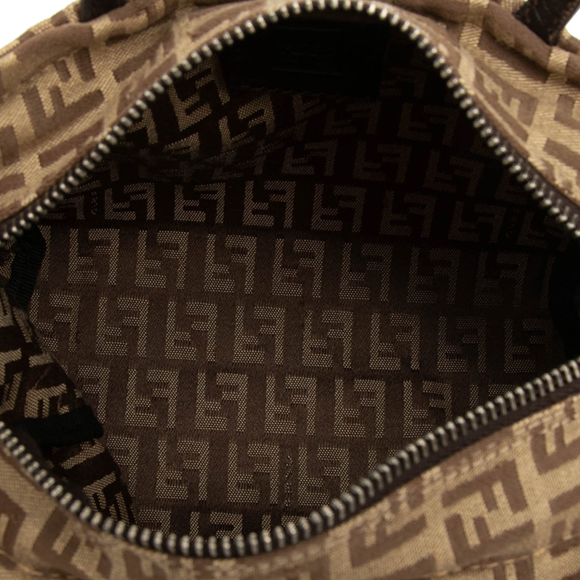 Fendi Mini Zucchino Canvas Handbag