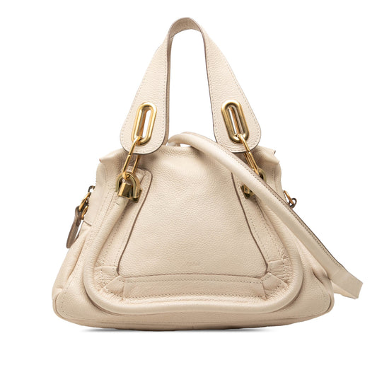 Chloé Small Pebbled Leather Paraty Satchel