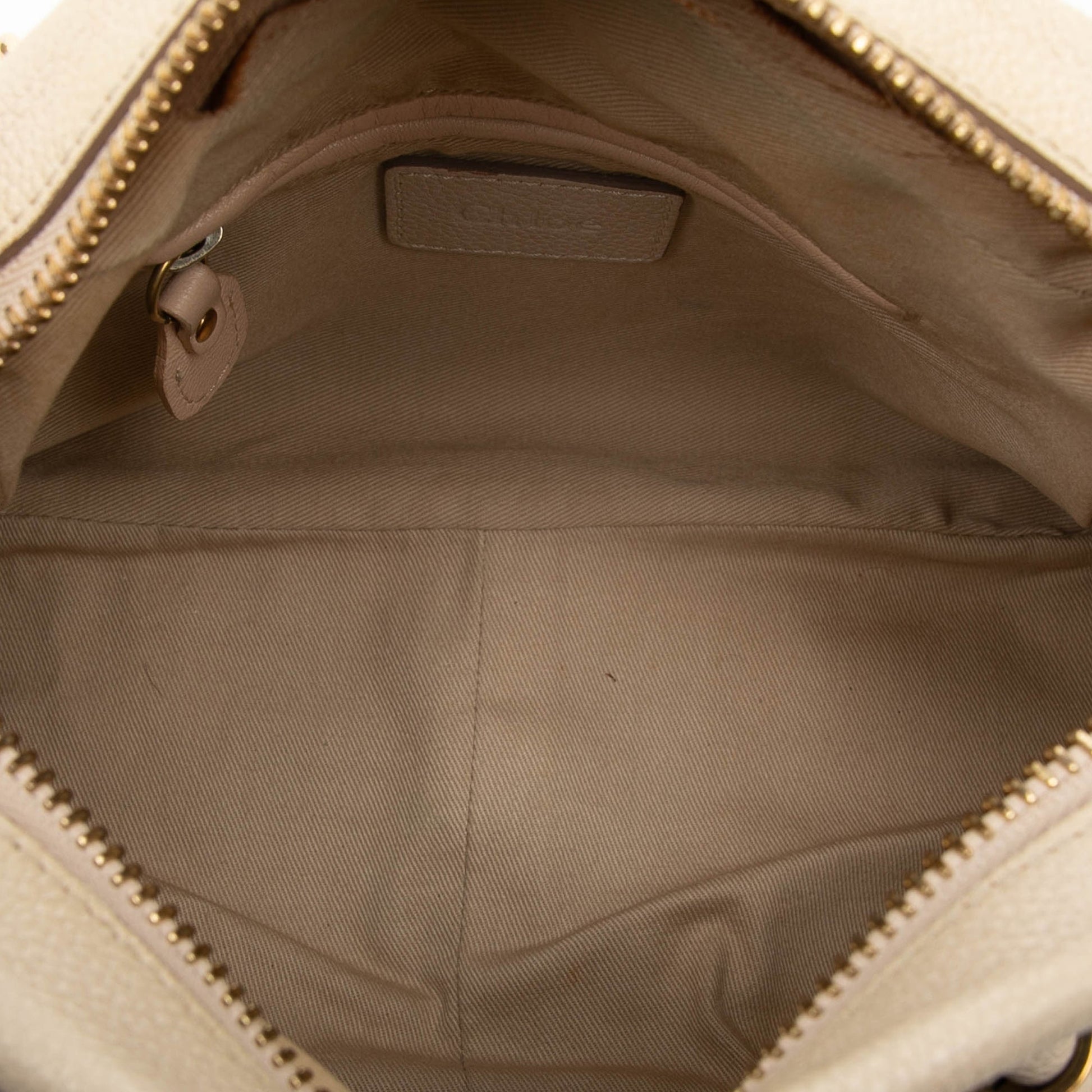 Chloé Small Pebbled Leather Paraty Satchel